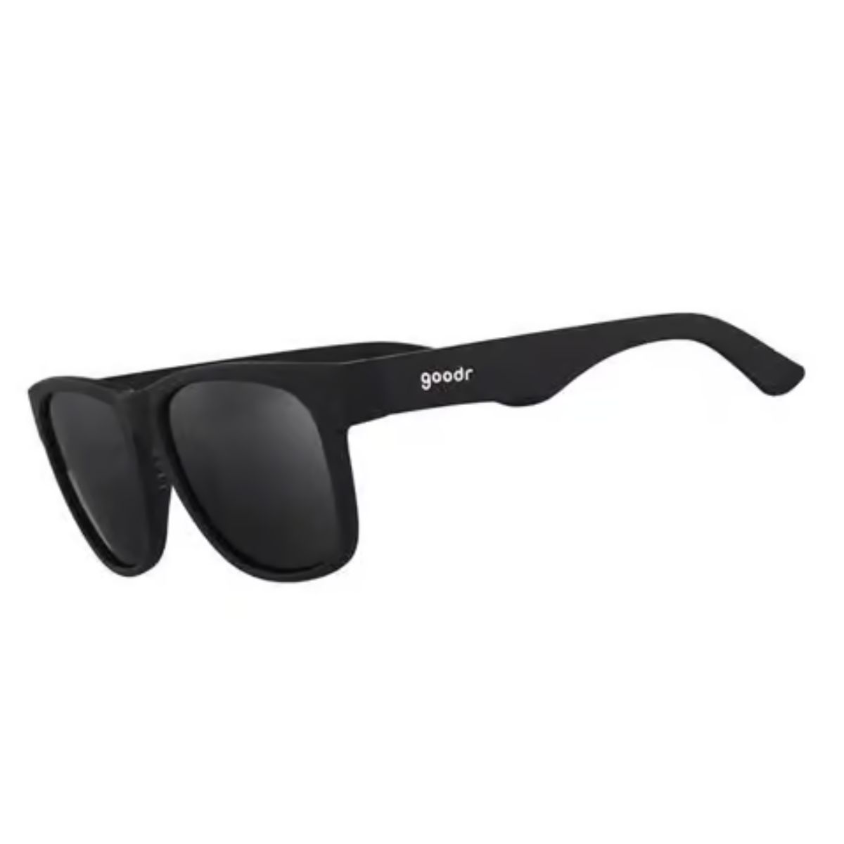 goodr BFG - Hooked on Onyx Sunglasses Unisex Black Frame Black Lens Polarized