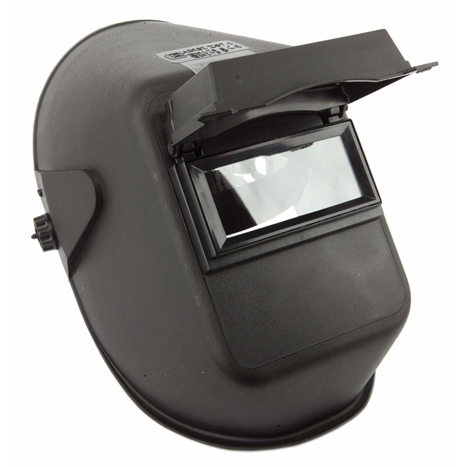 Forney 2 in. H X 4.3 in. W Polymer Welding Helmet #10 Black 1 pc