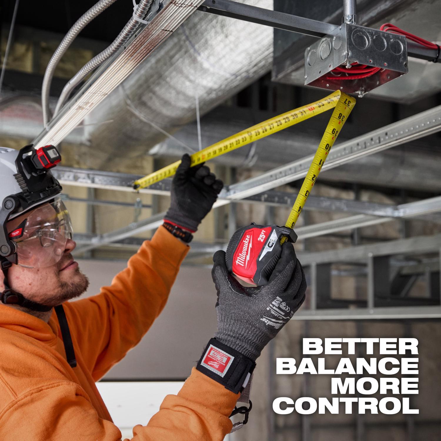 Milwaukee 26 ft. L X 1 in. W Compact Wide Blade Magnetic Tape Measure 1 pk