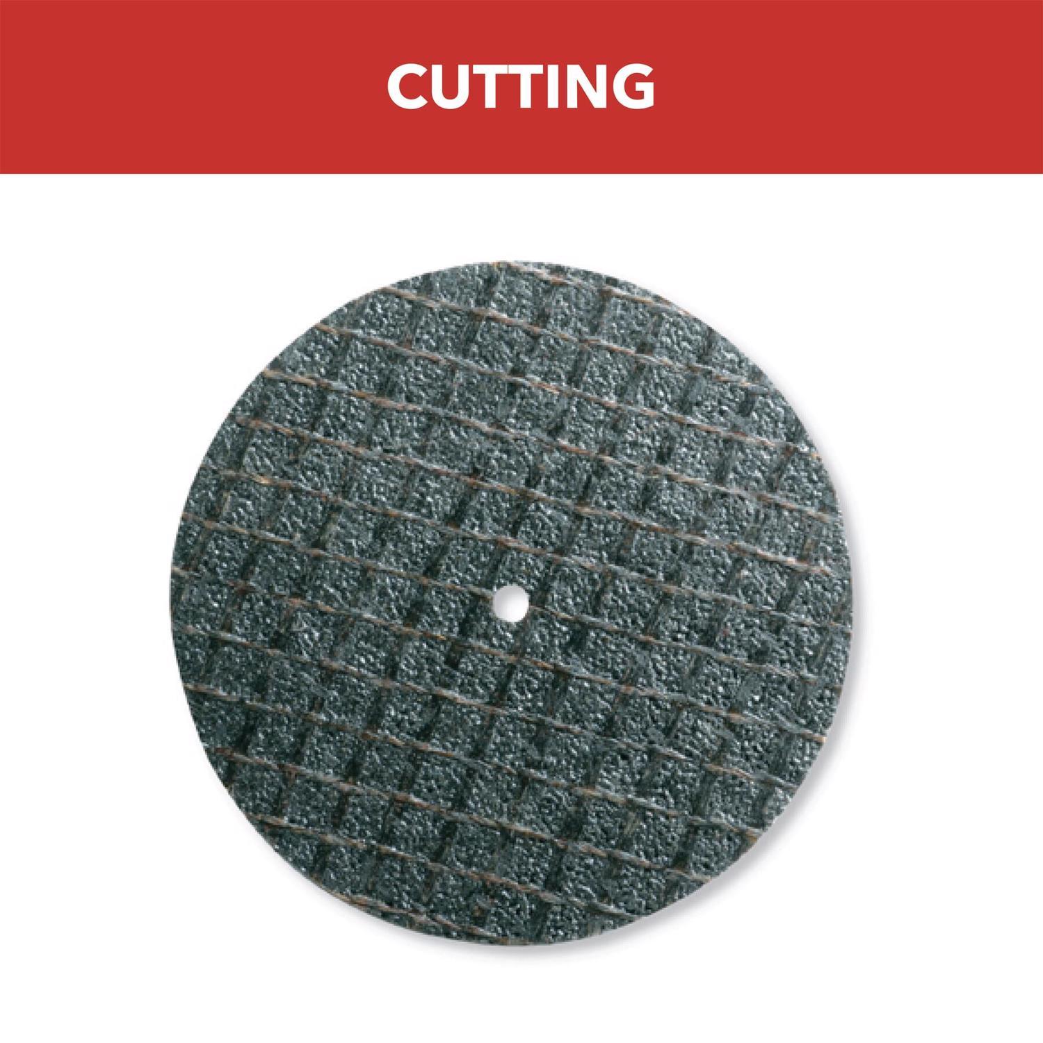 Dremel 1-1/4 in. D X 1/8 in. Fiberglass Metal Cut-Off Wheel 5 pc