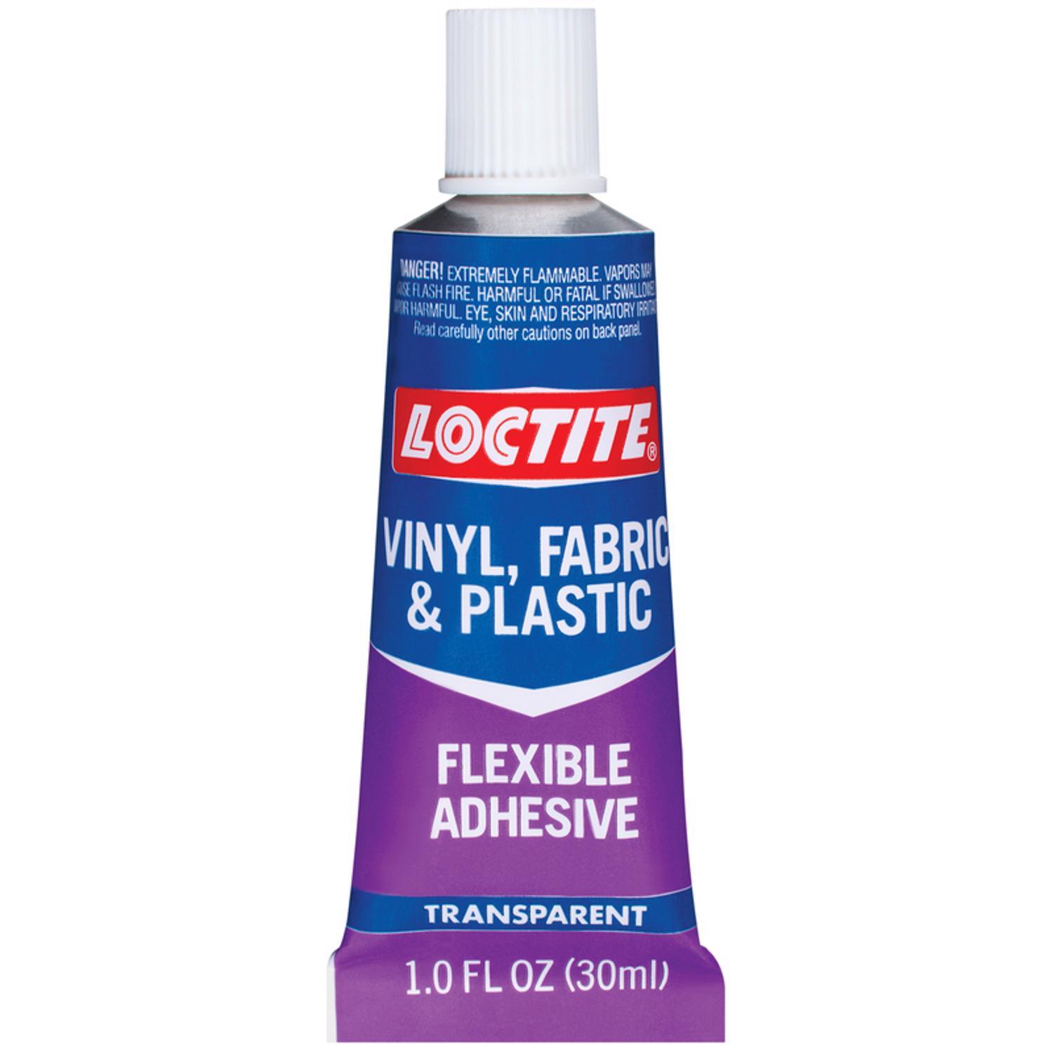 Loctite Vinyl, Fabric & Plastic High Strength Polyurethane Clear Flexible Adhesive 1 oz