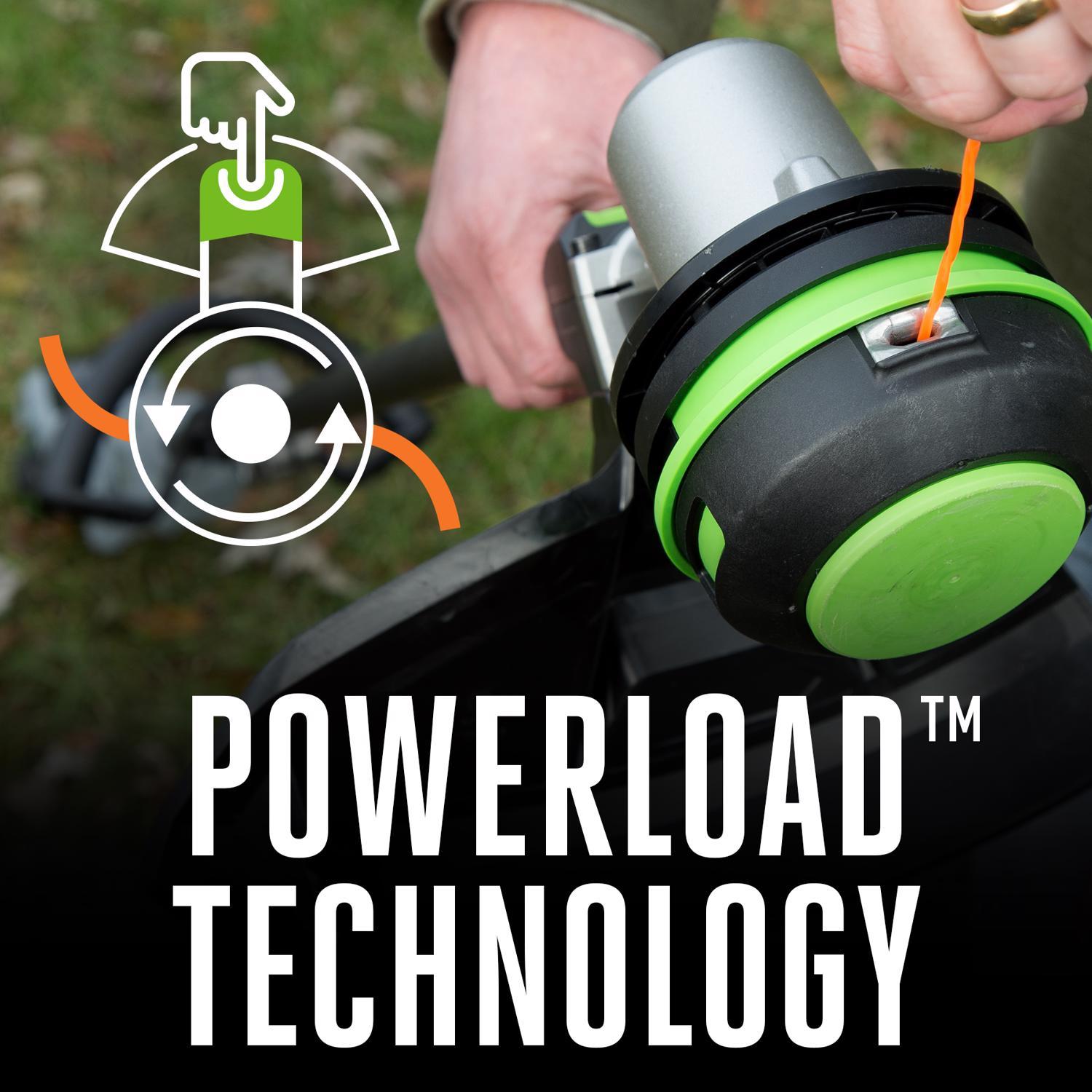 EGO Power+ Powerload ST1521S 15 in. 56 V Battery String Trimmer Kit (Battery & Charger) W/ CARBON FIBER SPLIT SHAFT & 2.5 AH BATTERY