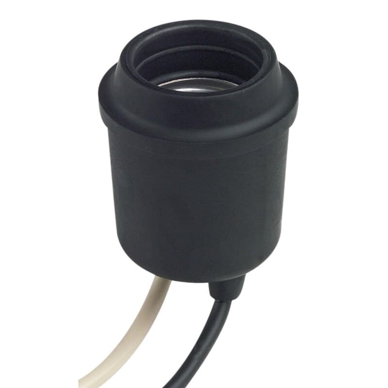 Leviton Plastic Medium Base Single Circuit Socket 1 pk