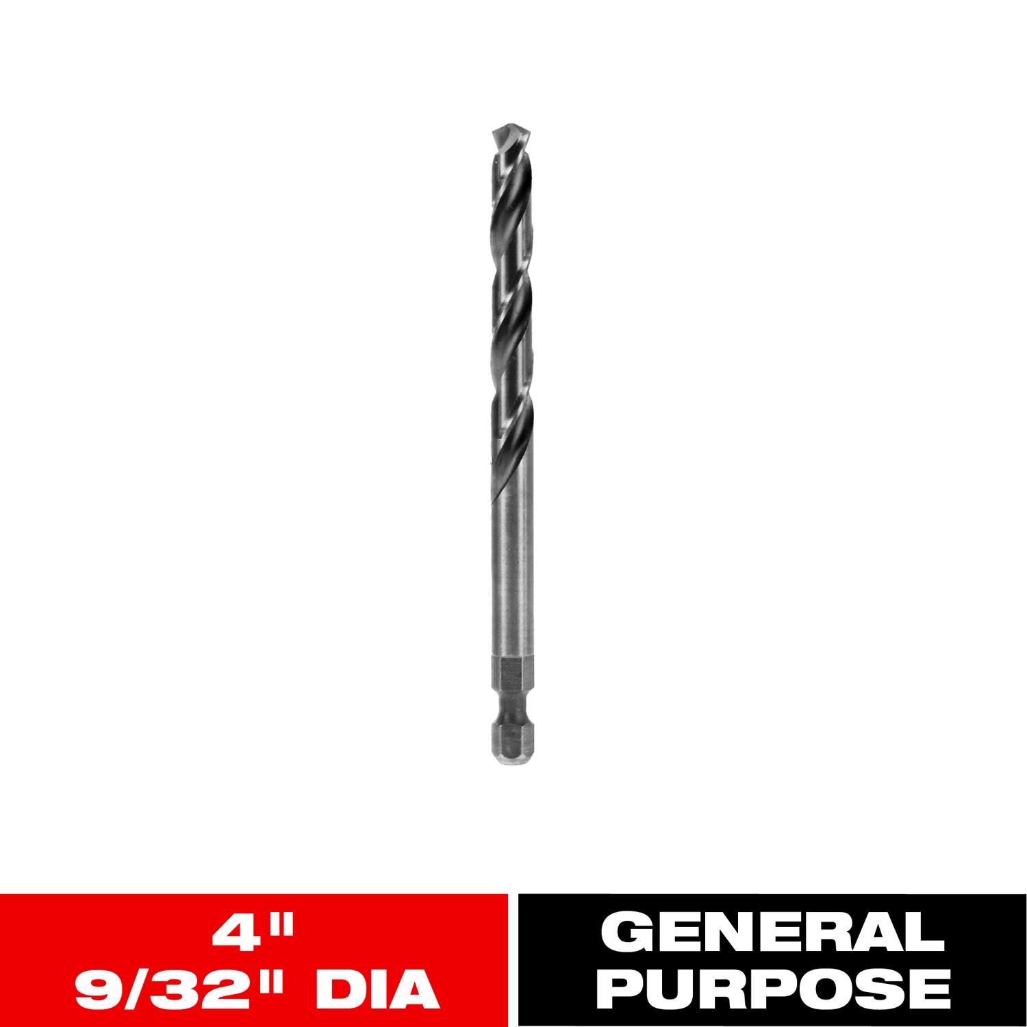 Diablo 1/4 in. X 4 in. L Cobalt Pilot Drill Bit Hex Shank 1 pk