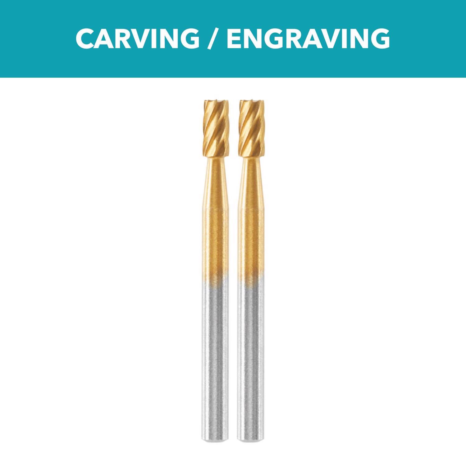 Dremel 1/8 in. X 1.5 in. L X 0.12 in. W High Speed Steel Cylindrical High Speed Cutter Multi-Materia