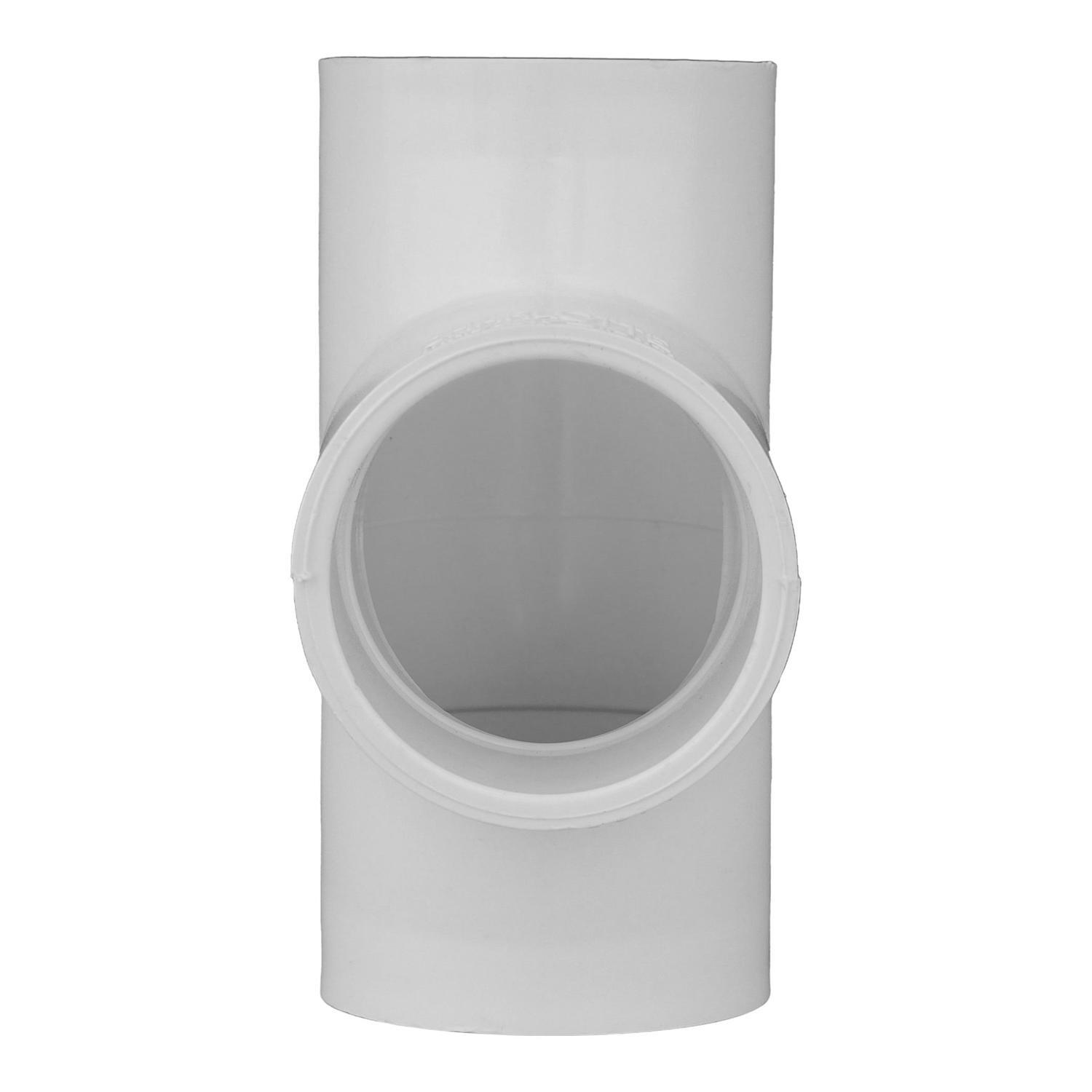 Charlotte Pipe Schedule 40 1-1/2 in. Slip X 1-1/2 in. D Slip PVC Tee 1 pk