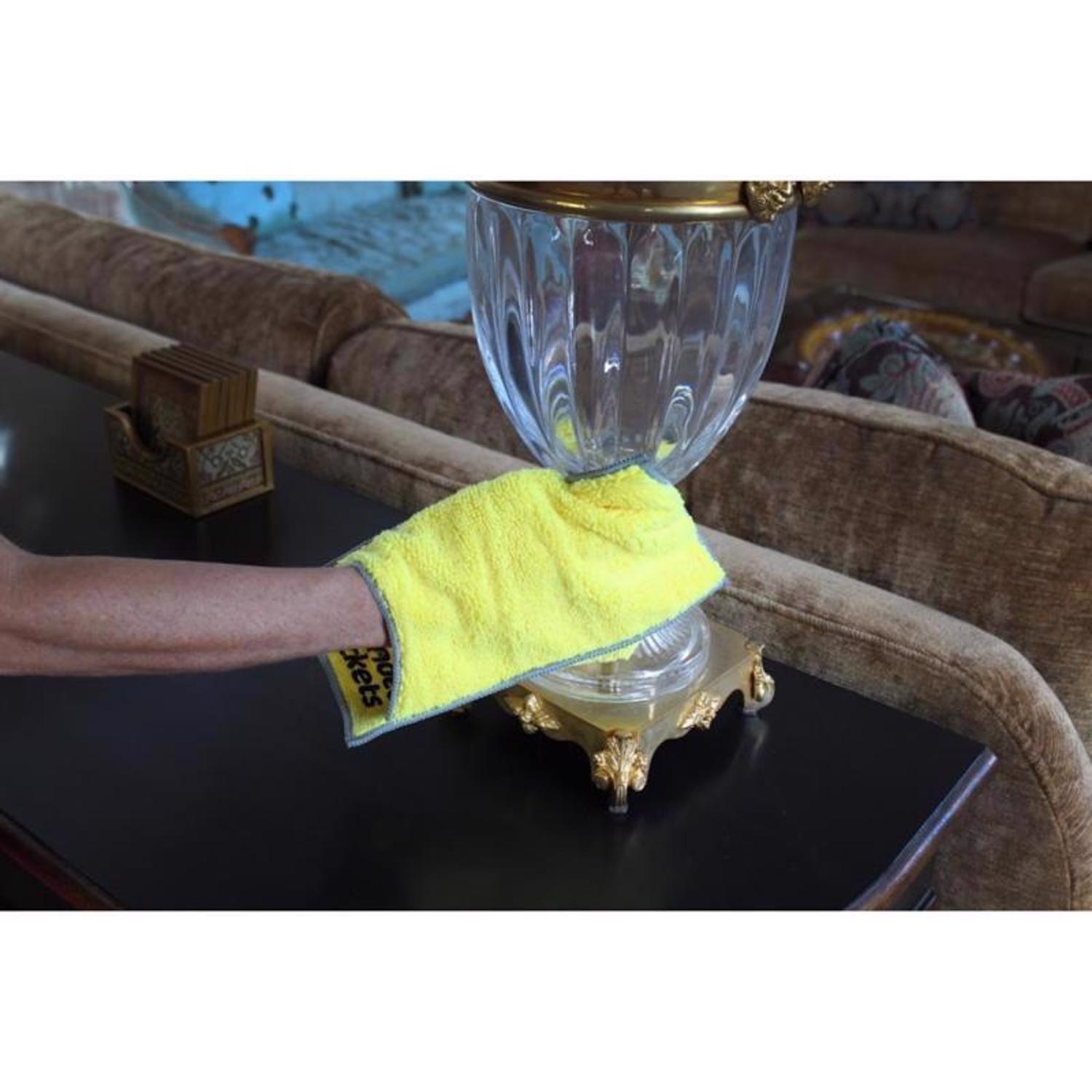 Handee Pockets Microfiber Cleaning Cloth 6.25 in. W X 9.75 in. L 2 pk