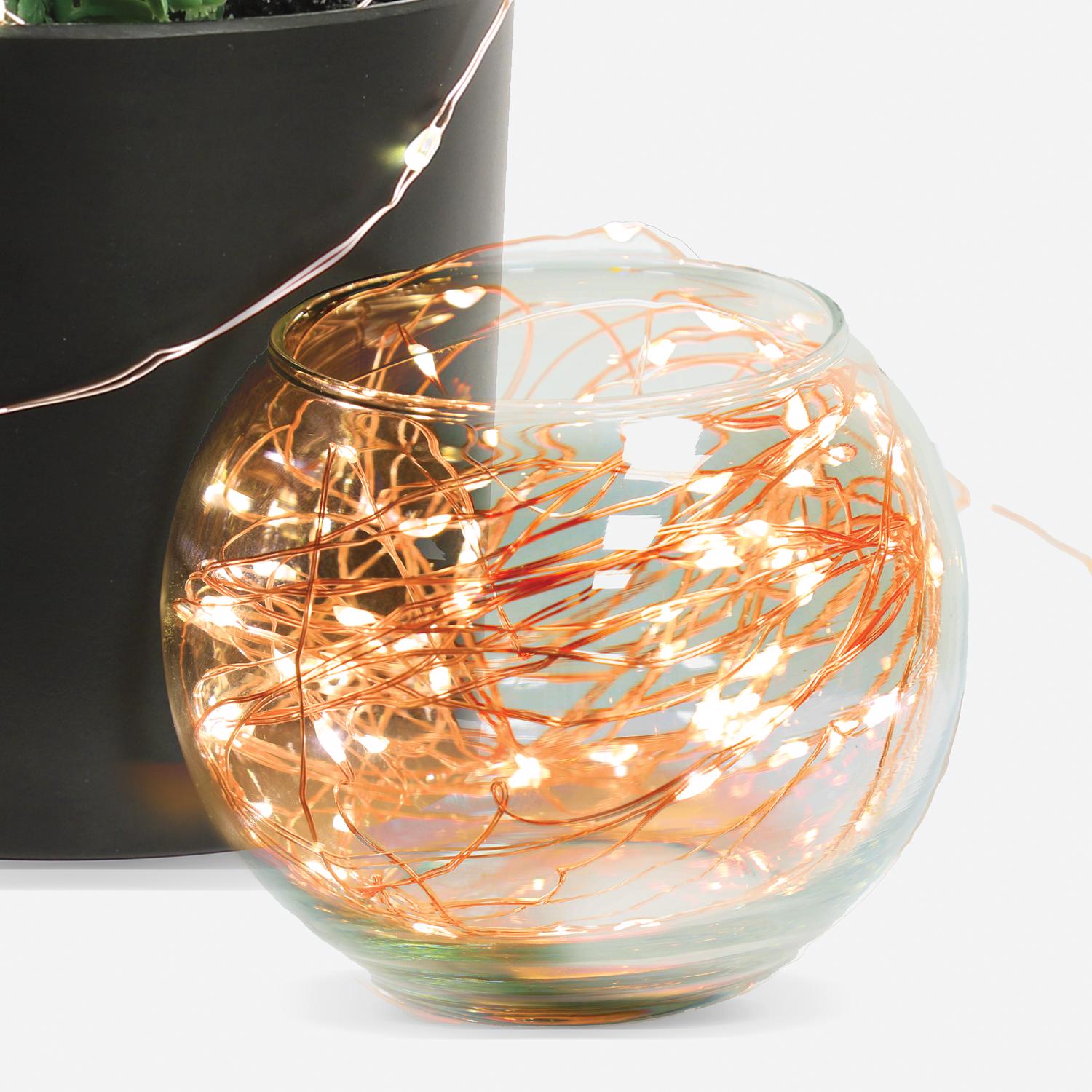 Feit Electric LED Fairy String Lights Warm White 30 ft. 100 lights