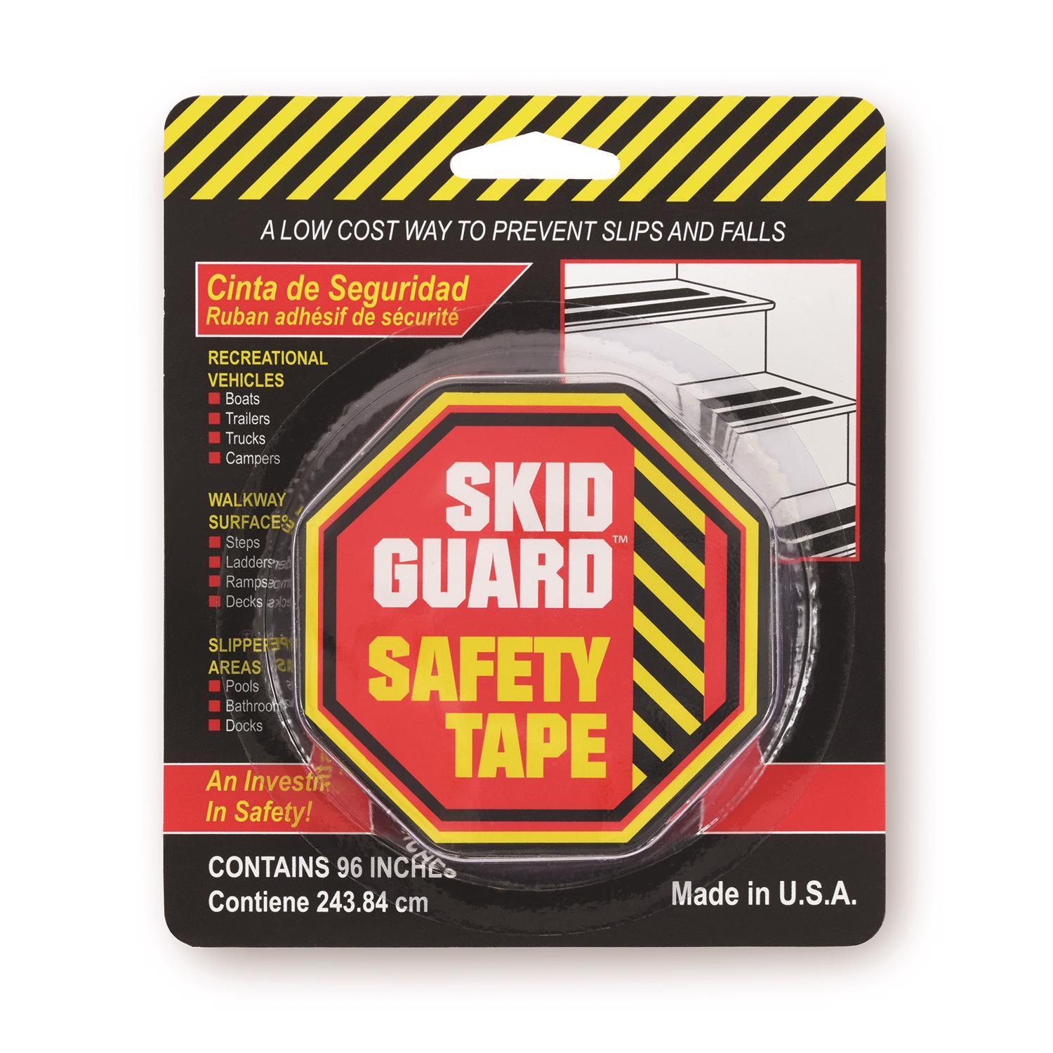 Skid Guard Black Anti-Slip Tape 2 in. W X 8 ft. L 1 pk