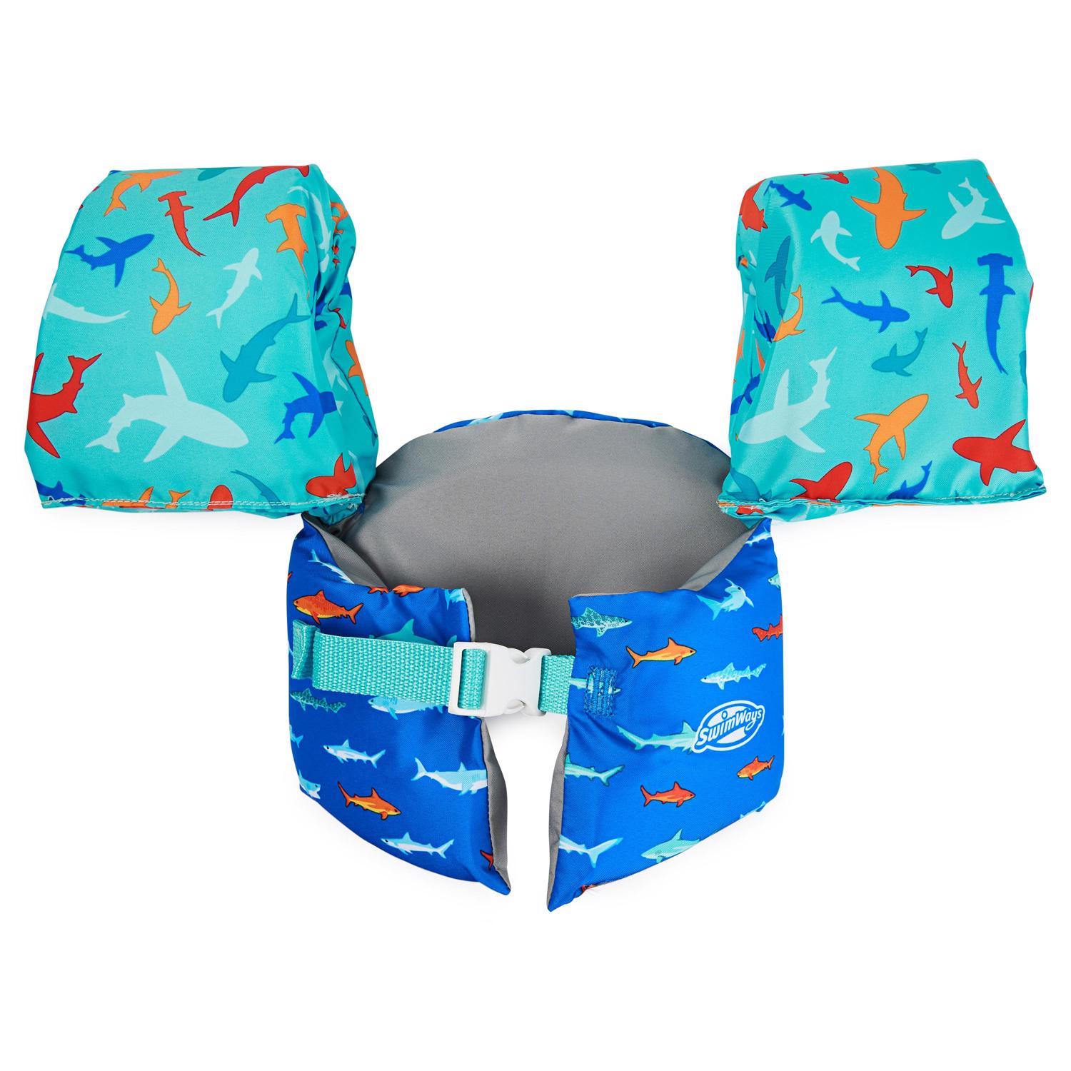 Swimways Blue/Purple Fabric/Mesh Sea Squirts Swim Trainer Life Jacket