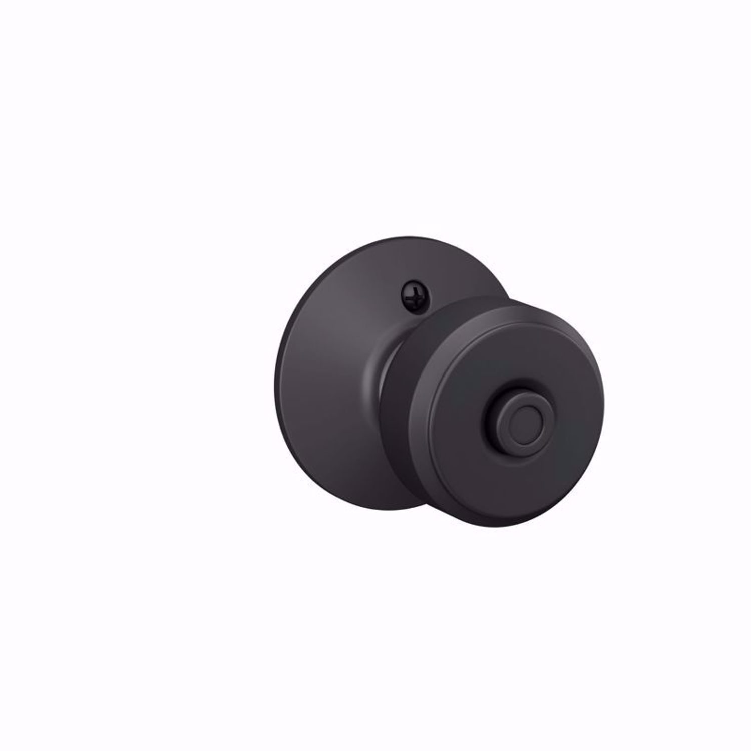Schlage Bowery Matte Black Knob Right or Left Handed Schlage Bowery Matte Black Knob Right or Left Handed
