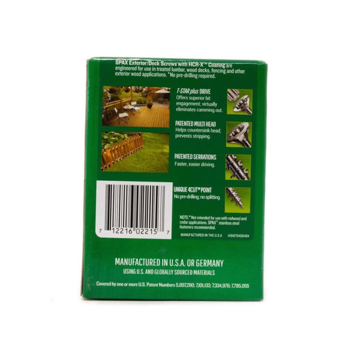 SPAX No. 8 in. x 1-1/2 in. L Gray Star Flat Head Deck Screws 1 lb. 195 Pieces