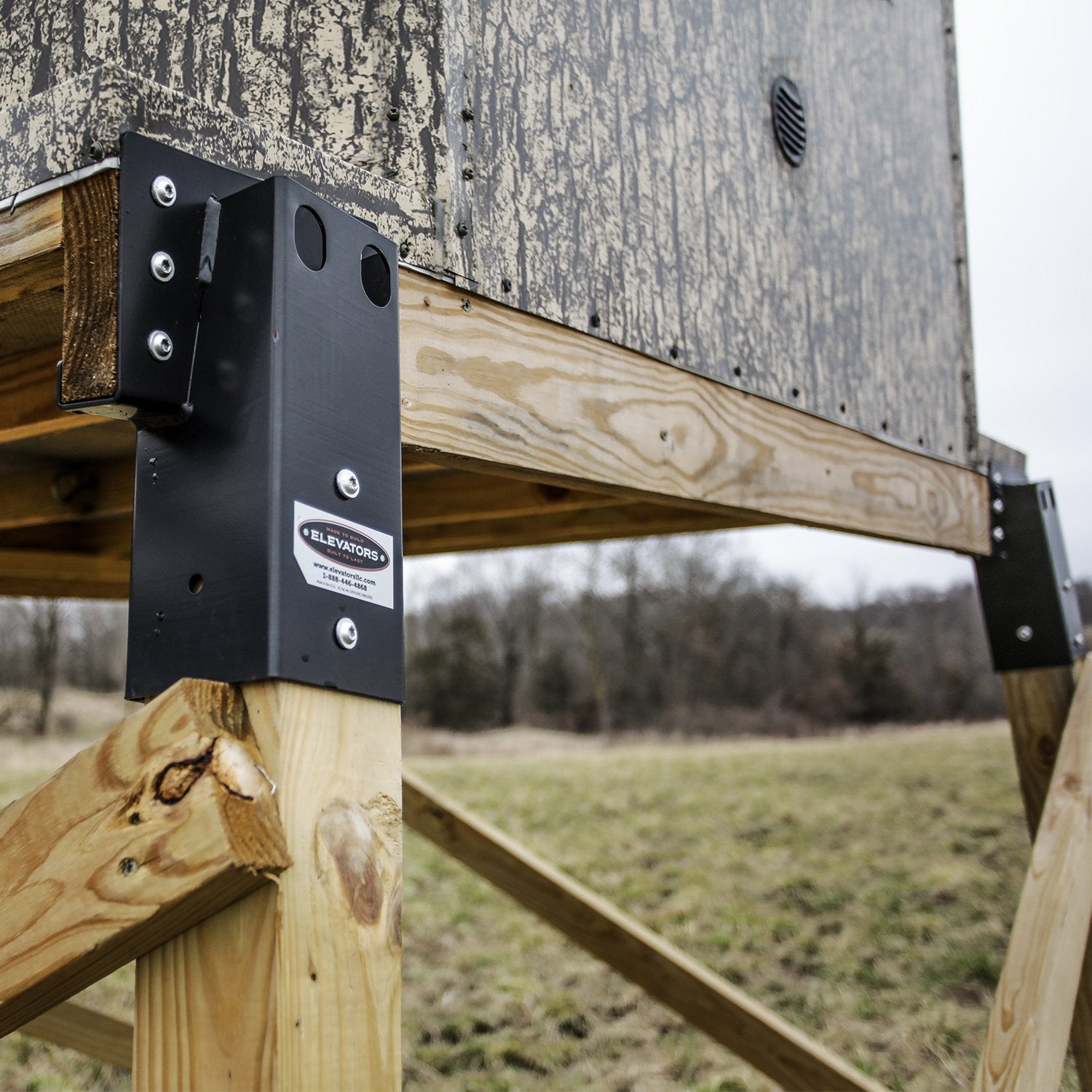 4 x 4 Elevators Double Angle Brackets Set Of 4
