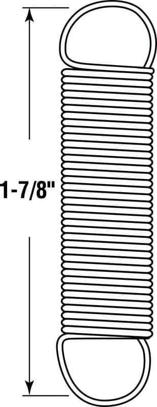 Prime-Line 1-7/8 in. L X 7/16 in. D Extension Spring 2 pk