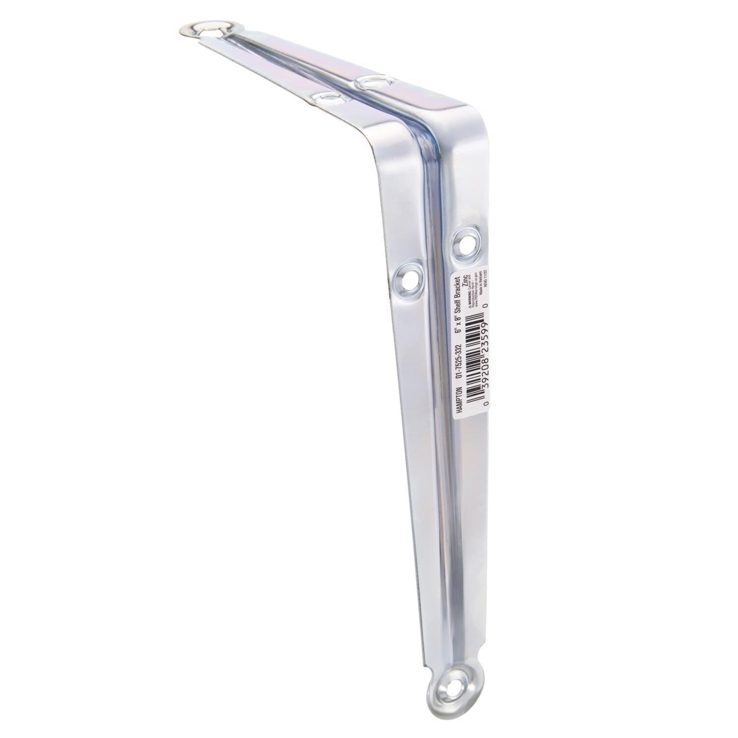 Hampton Steel Bracket 22 Ga. 6 in. L 25 lb