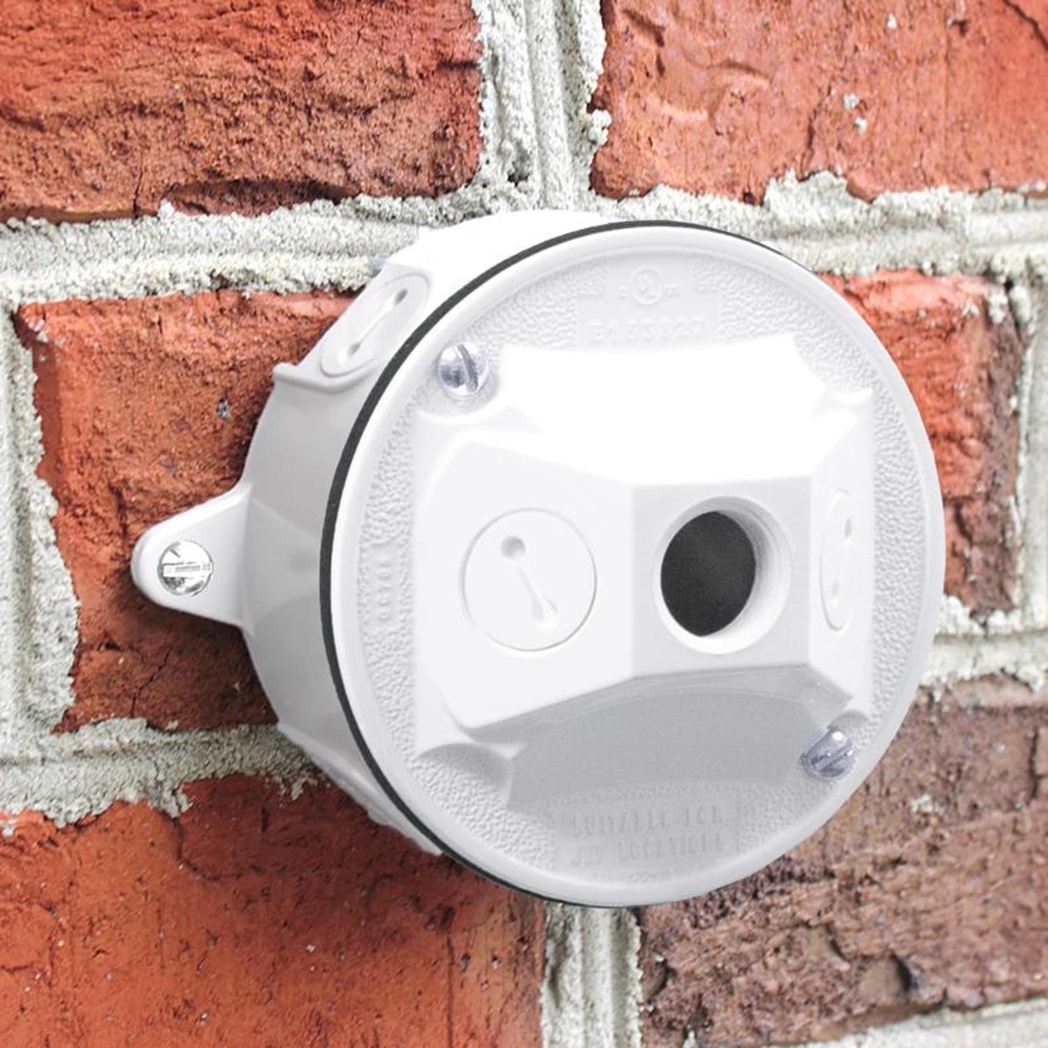 Sigma Engineered Solutions Round Metal 4.13 in. H X 4.13 in. W Lampholder Cover