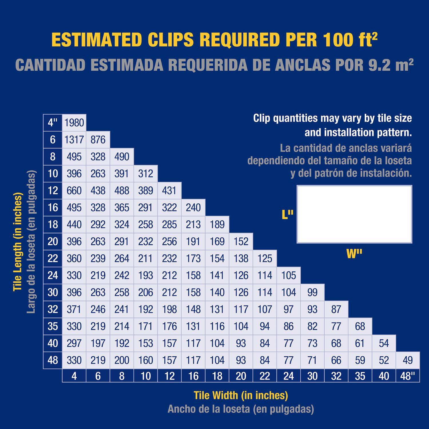 QEP Xtreme 1/16 in. H Plastic Tile Leveling Wedge 500 pc