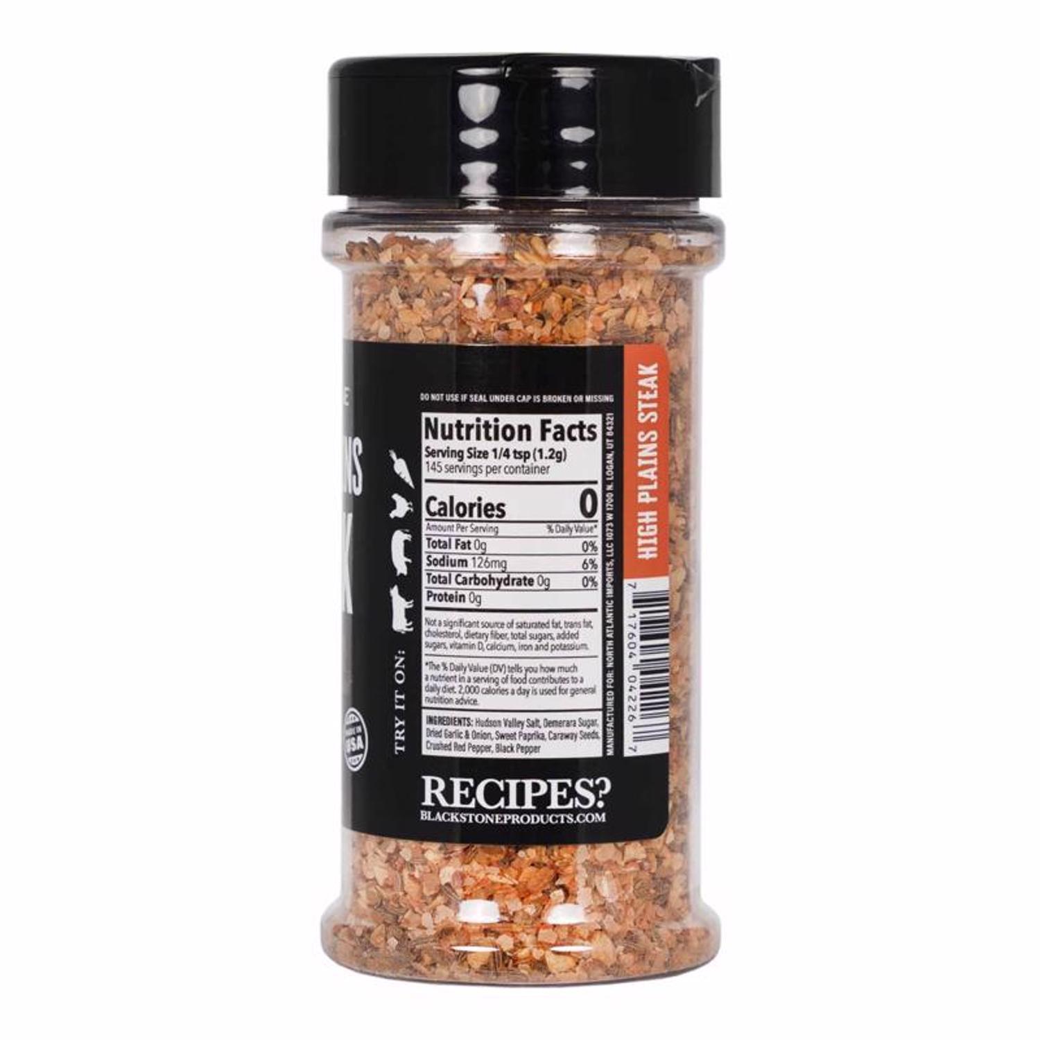 Blackstone High Plains Steak Seasoning BBQ Seasoning 6.2 oz