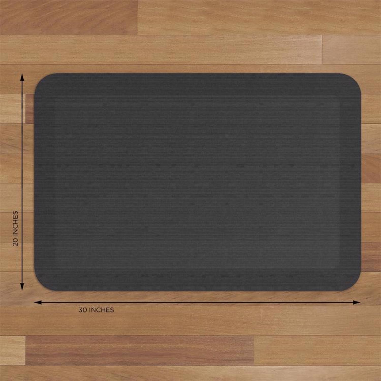 Gel Pro 20 in. W X 30 in. L Charcoal Polyurethane Foam Anti-Fatigue Mat
