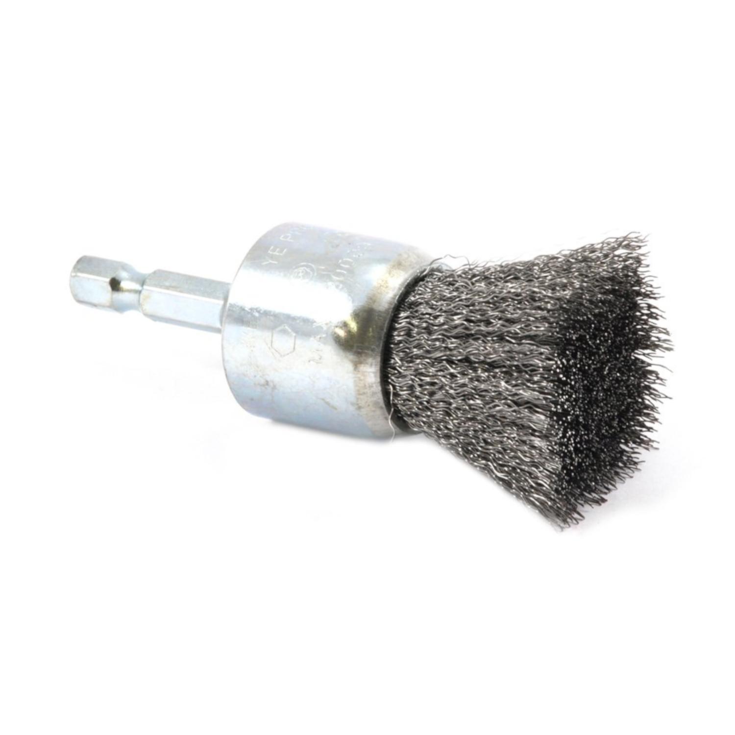 Forney 1 in. Crimped Wire Wheel Brush Metal 20000 rpm 1 pc