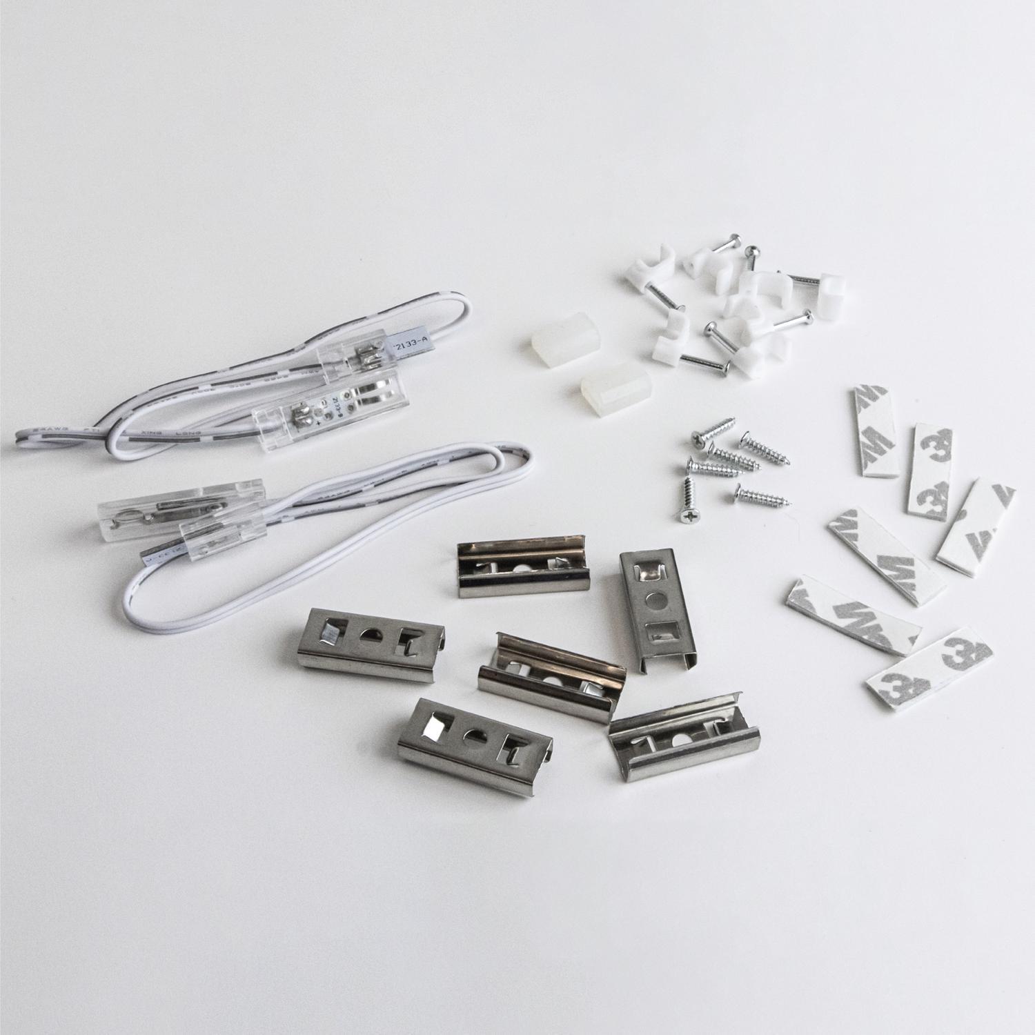 Amerelle 12 in. L White Plug-In LED Strip Light