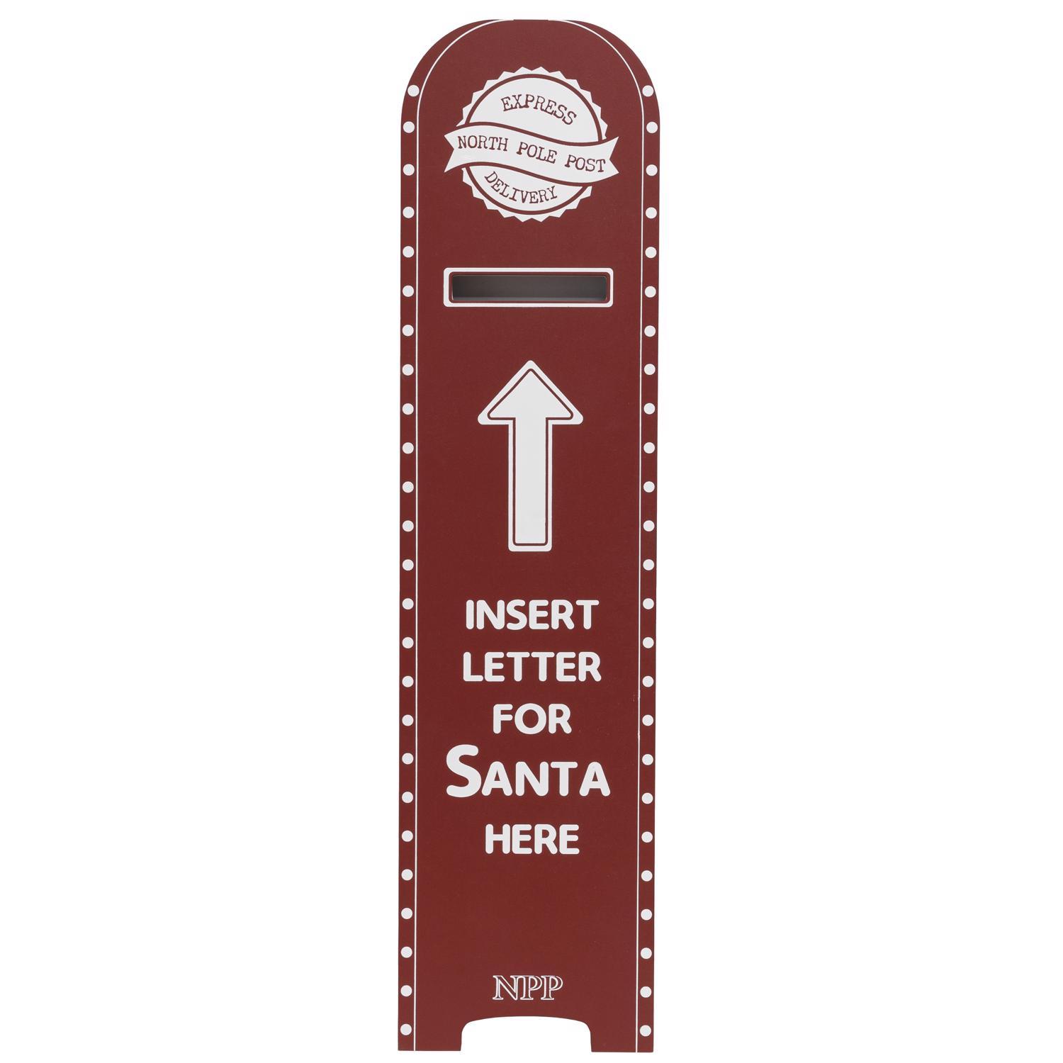 Dyno Red/White Mailbox Letter Porch Sign 40 in.