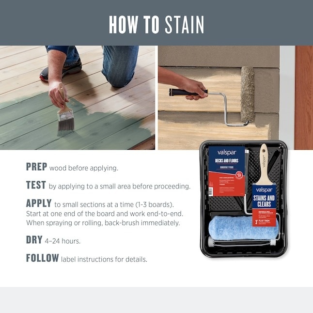 Valspar White Base Solid Exterior Wood Stain and Sealer in One ,1 Gallon