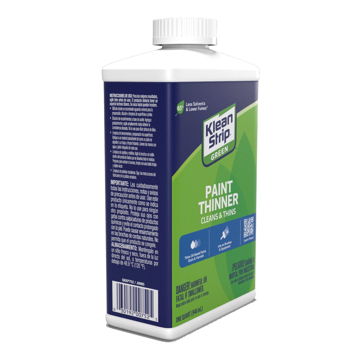 Klean Strip Green Petroleum Hydrocarbons Paint Thinner 1 qt