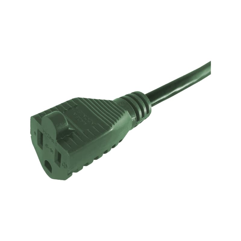Ace Outdoor 15 ft. L Green Extension Cord 16/3 SJTW