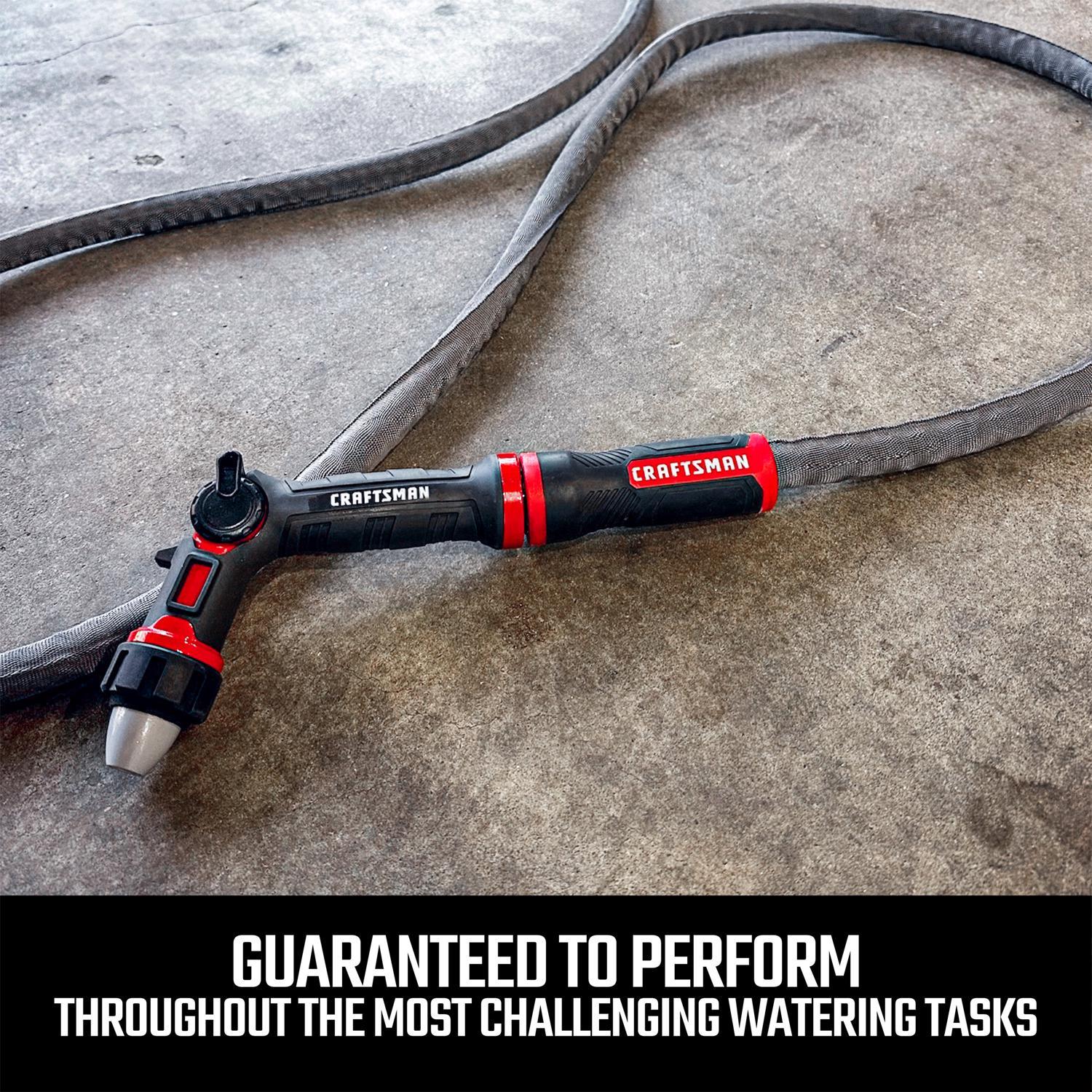 Craftsman 1 Pattern Adjustable Jet Stream Plastic Hose Nozzle