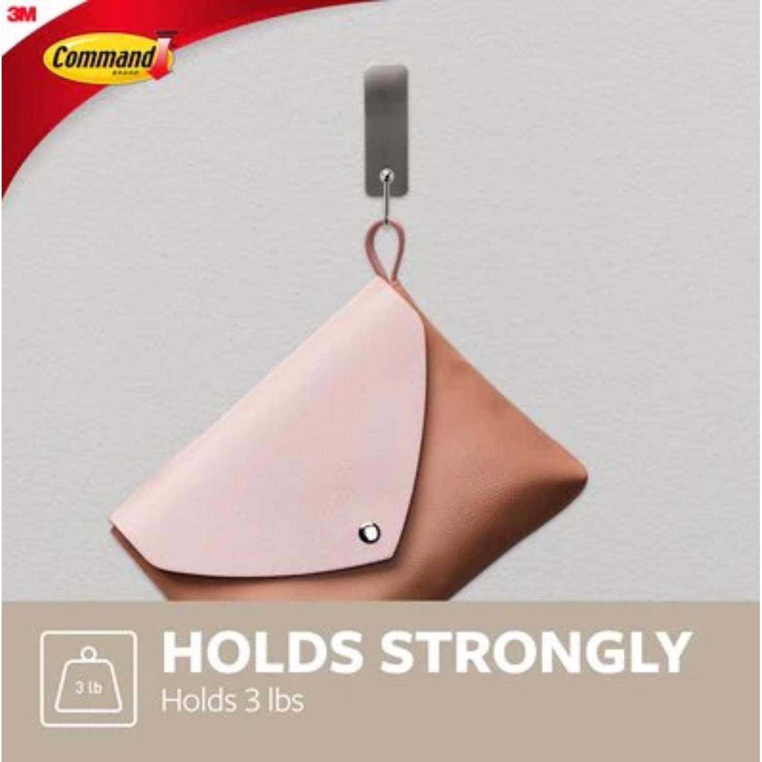 3M Command Medium Metal Hook 3.0 in. L 1 pk