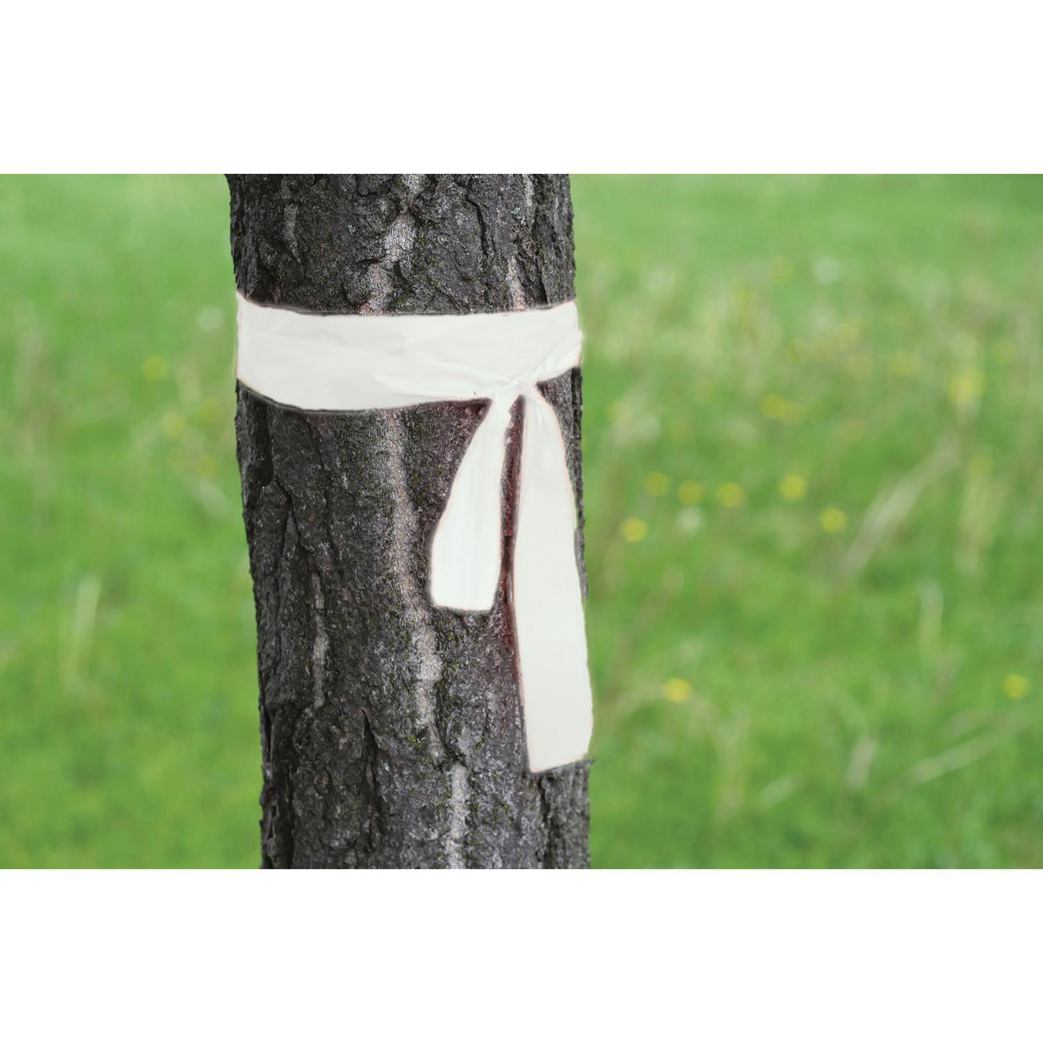 C.H. Hanson 300 ft. L X 1.2 in. W Plastic Flagging Tape White