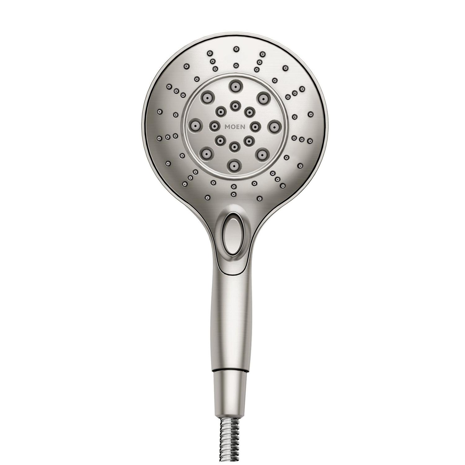 Moen Engage Brushed 6 settings Handheld Showerhead 1.75 gpm