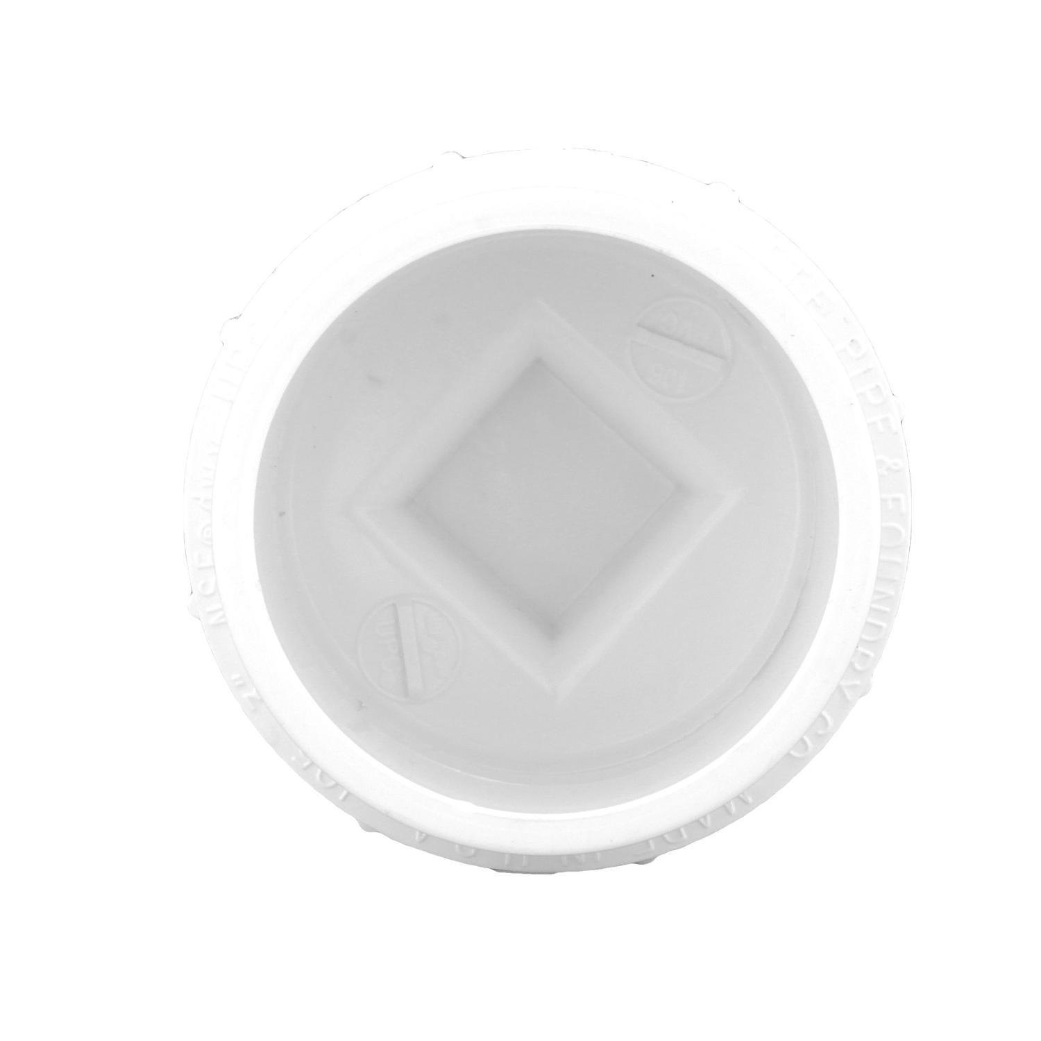 Charlotte Pipe Schedule 40 1-1/2 in. Spigot X 1-1/2 in. D FPT PVC Cleanout Adapter 1 pk