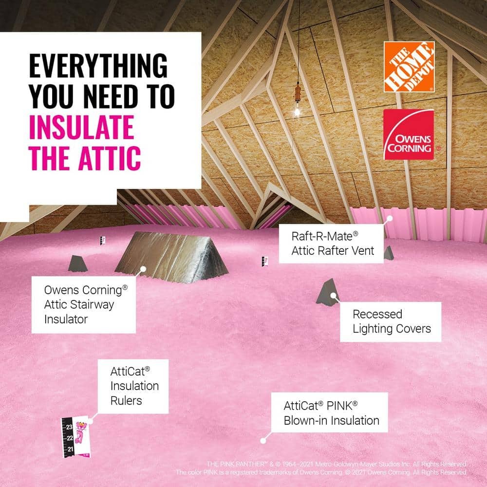 Owens Corning Attic Stair Insulator Tent Cover II 25-1/2 in. x 54 in.