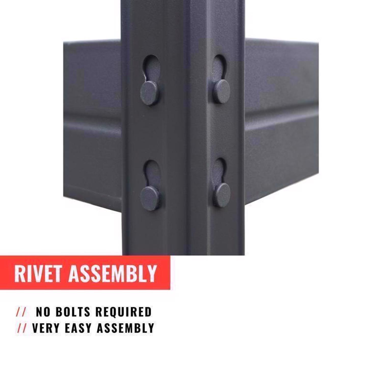 Ar Shelving Heavy Duty 71 in. H X 47.4 in. W X 24 in. D Metal Shelving Unit