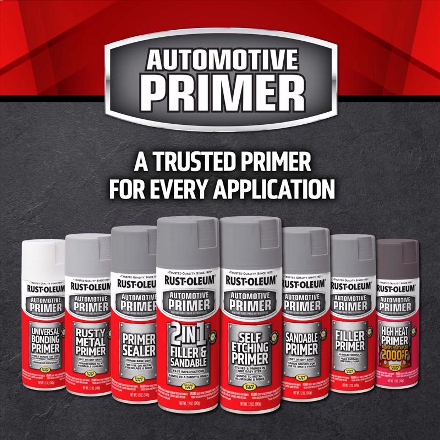 Rust-Oleum Automotive Flat Dark Green Automotive Self-Etching Primer Spray 12 oz