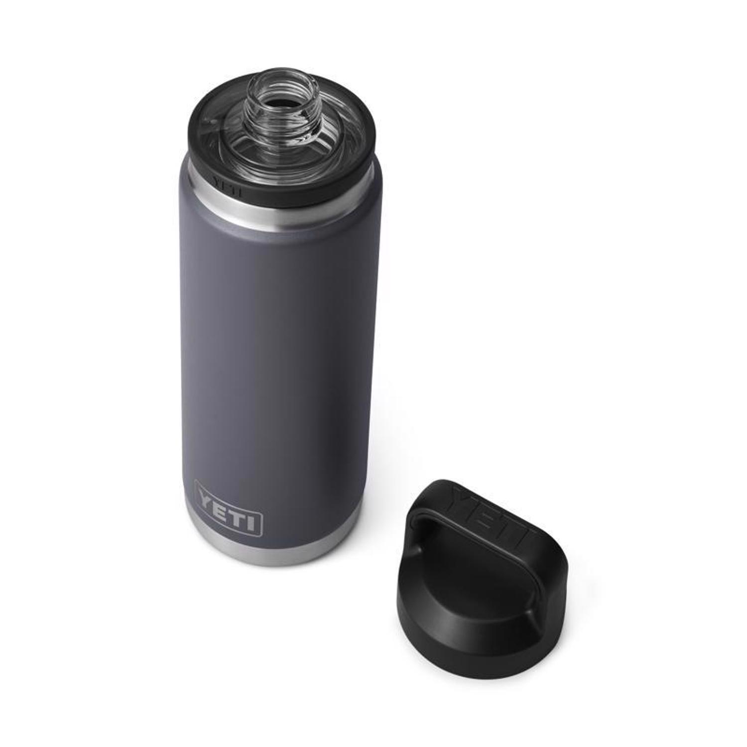 YETI Rambler 26 oz Charcoal BPA Free Bottle with Chug Cap
