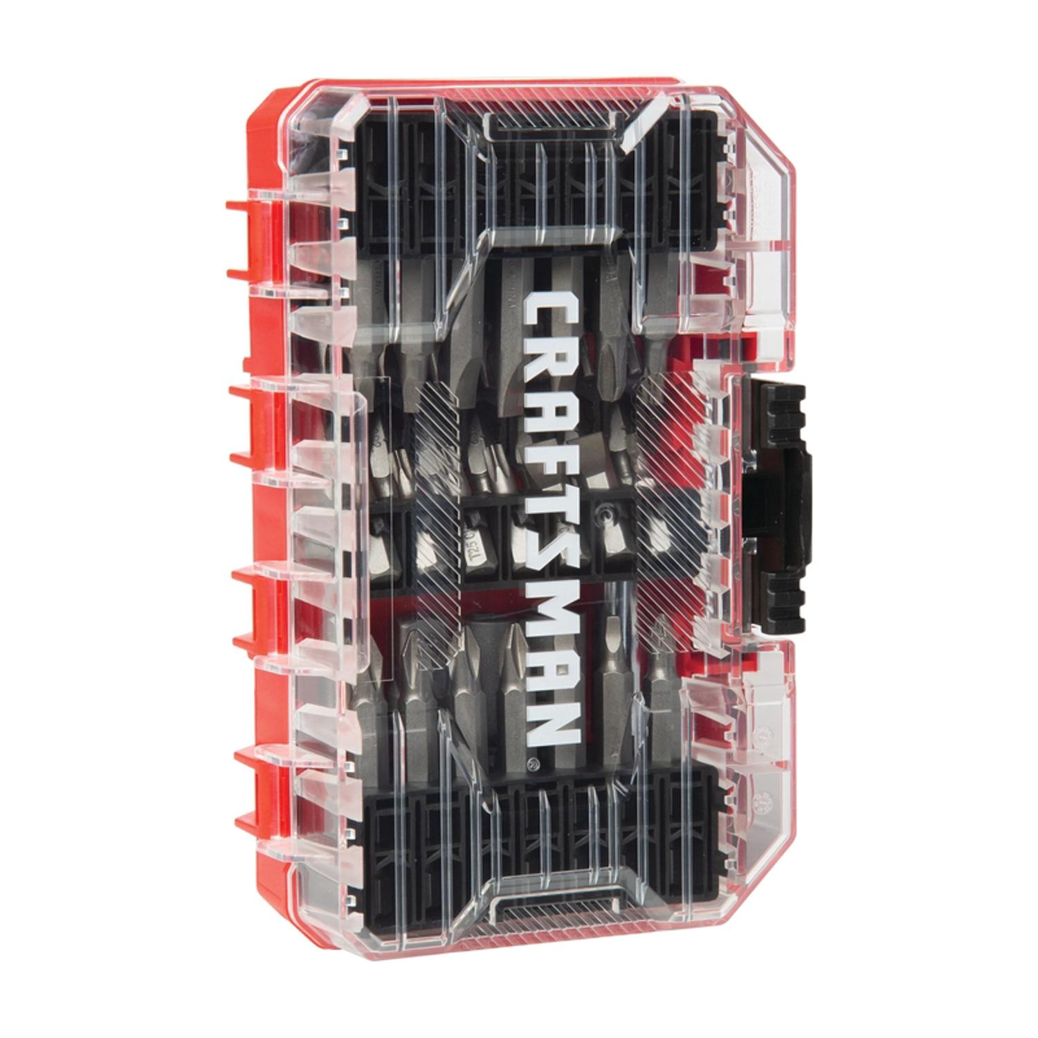 CRAFTSMAN Screwdriver Bit Set Steel 47 pc