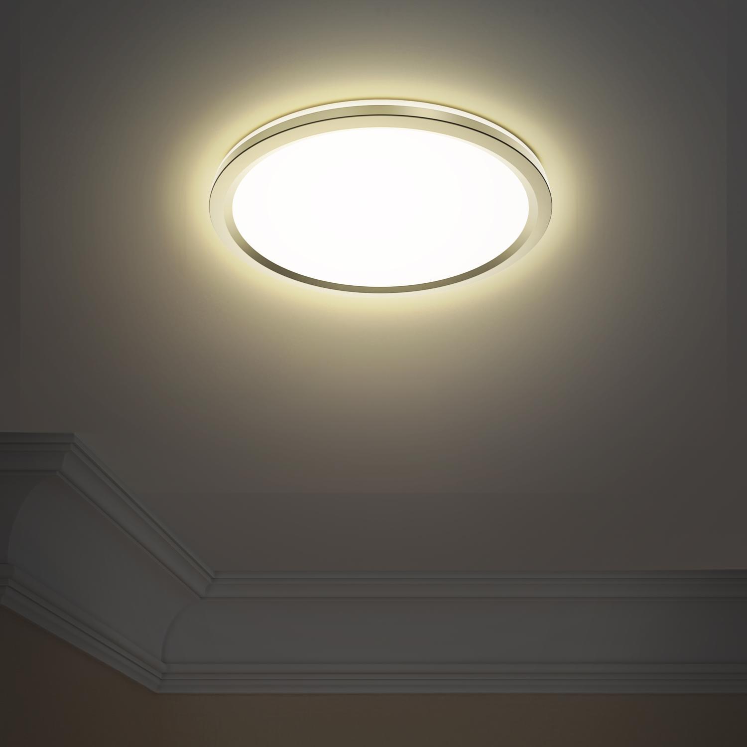 Feit 3 in. H X 11 in. W X 11 in. L Matte Black Black Ceiling Fixture