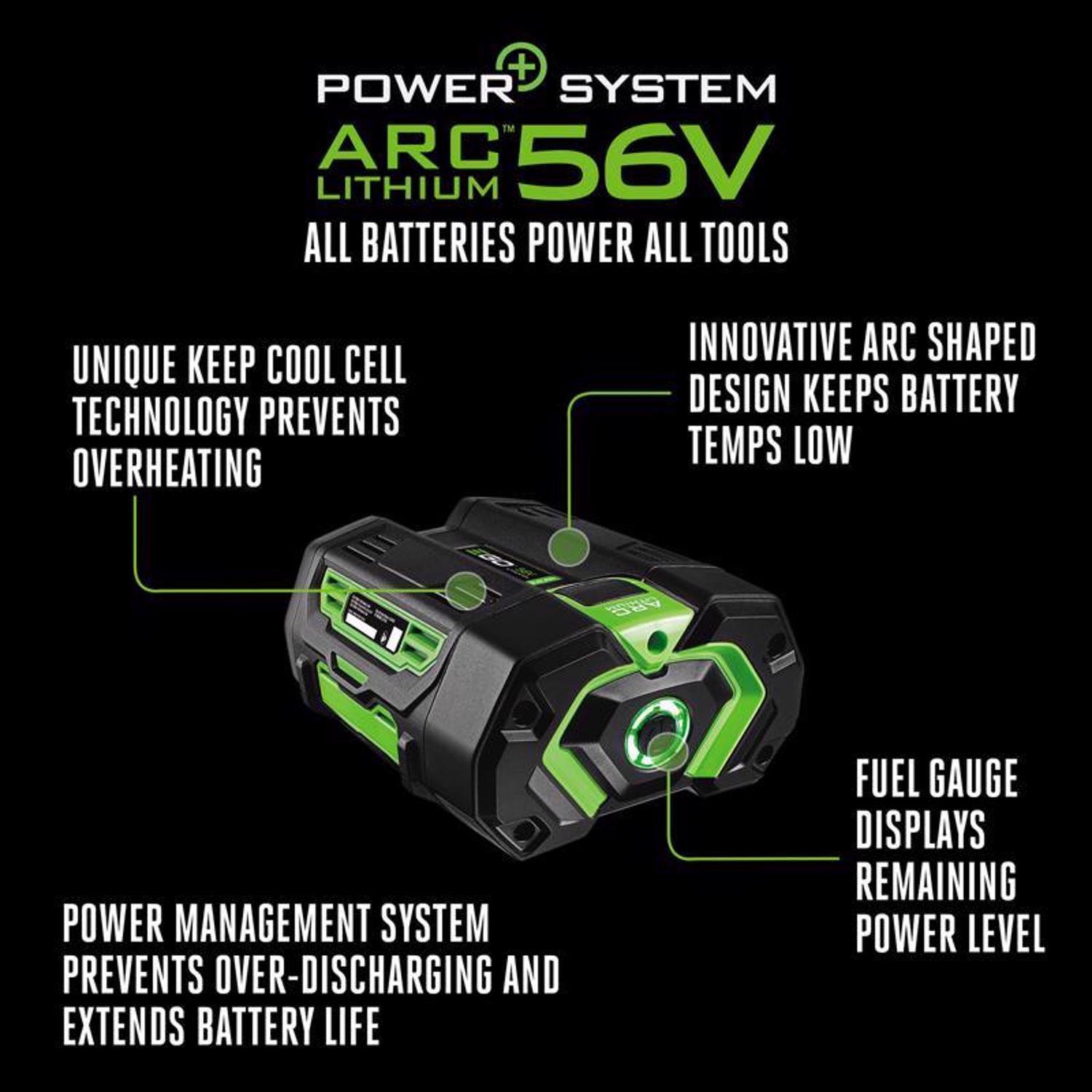 EGO 56V Power+ BA2800T 5 Ah Lithium-Ion Battery