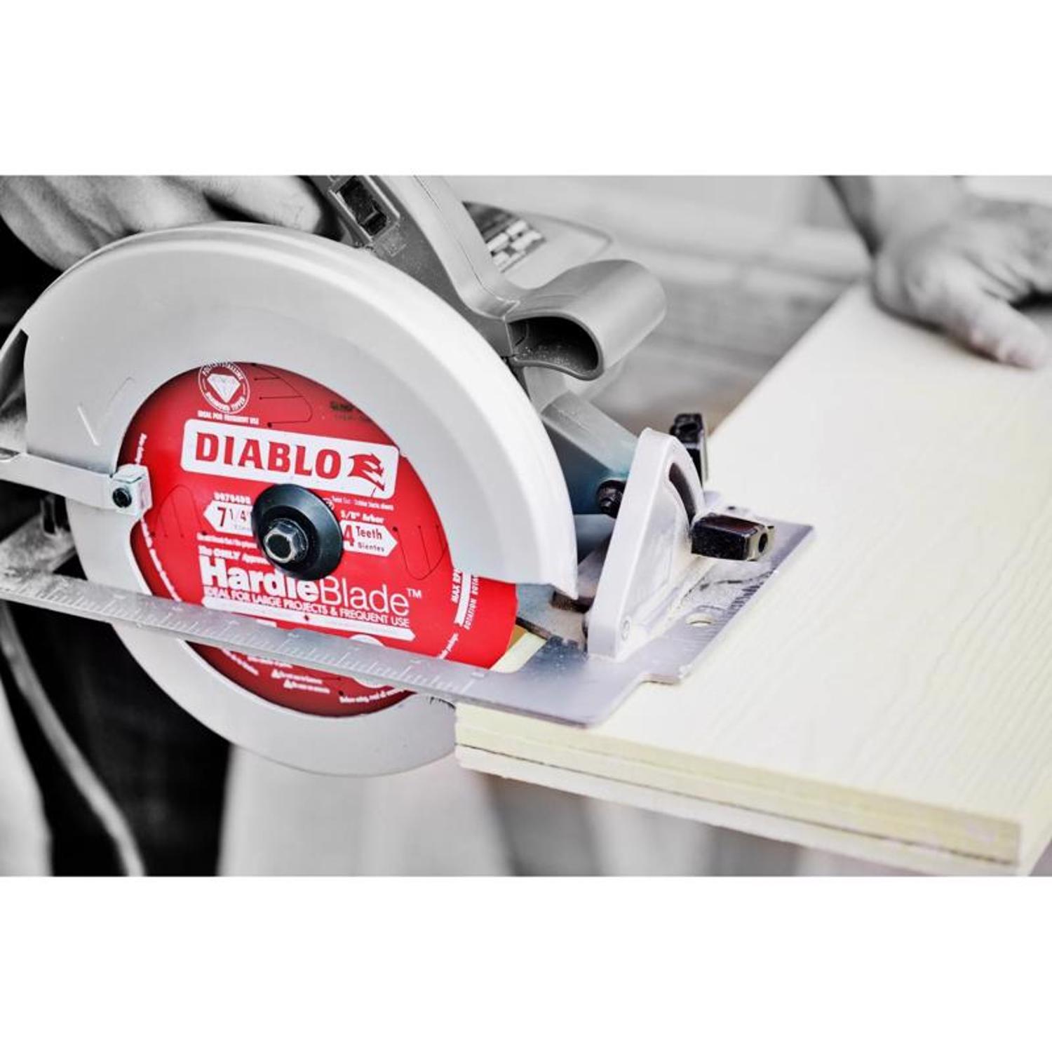 Diablo HardieBlade 7-1/4 in. D X 5/8 in. PCD Fiber Cement Blade 4 teeth 1 pk