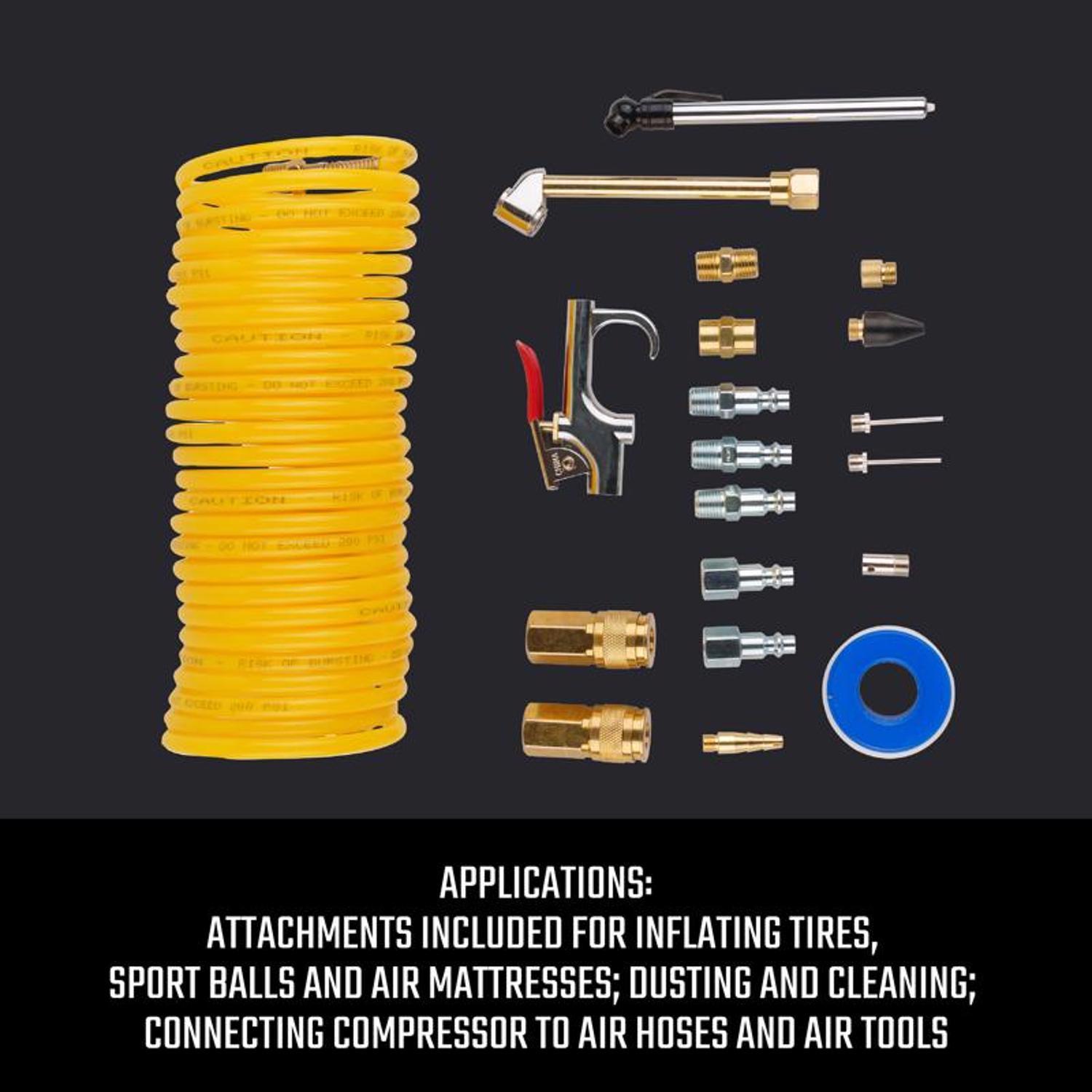 Craftsman 1/4 in. Air Compressor Accessory Kit 20 pc