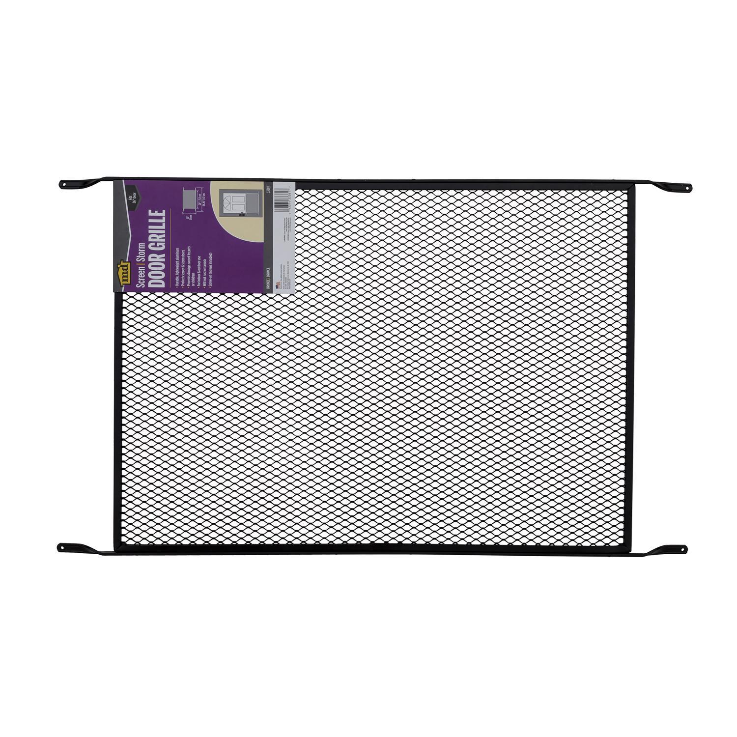 M-D Building Products 19 in. L Aged Bronze Bronze Aluminum Door Grille 1 pc