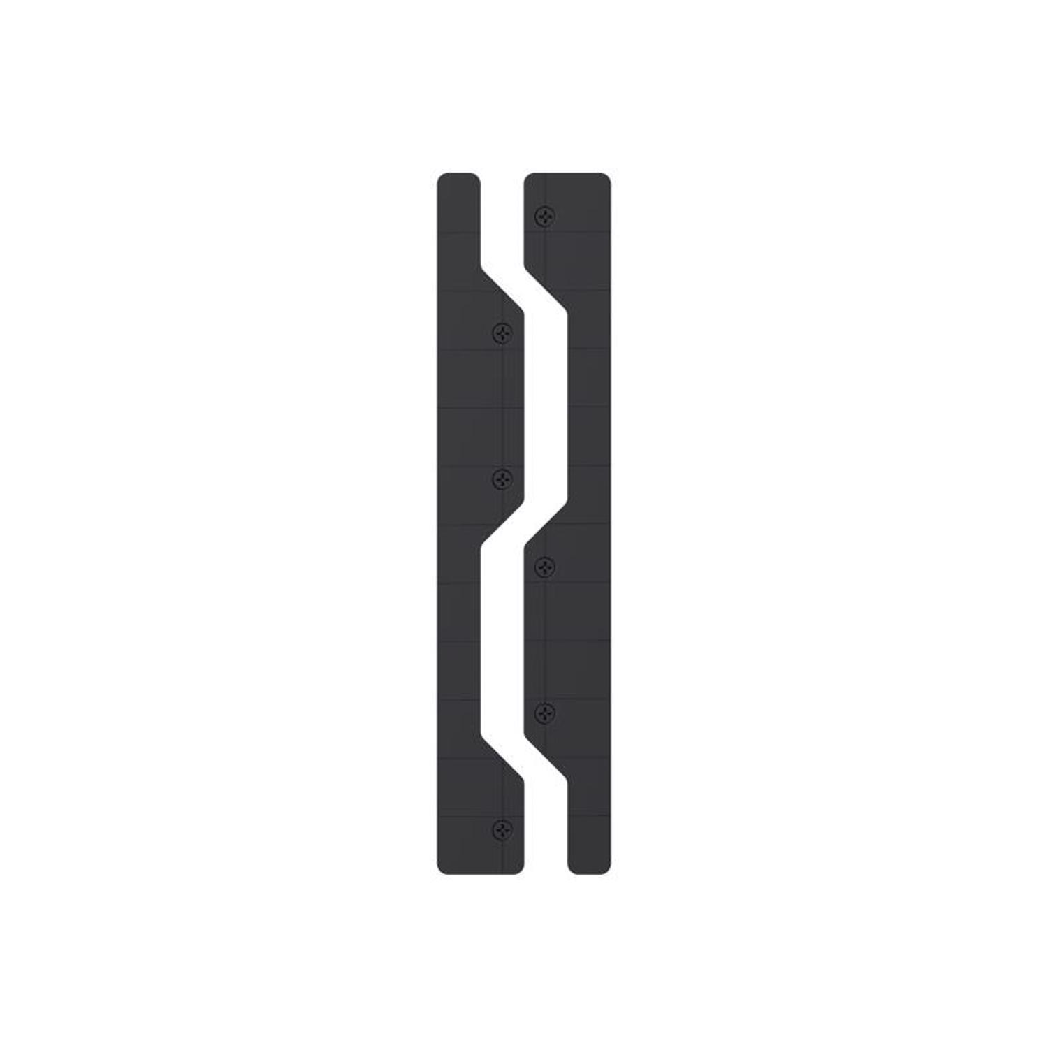 Gator Magnetics Edge Caps Black Metal/Steel Drywall Garage Kit 2 pk