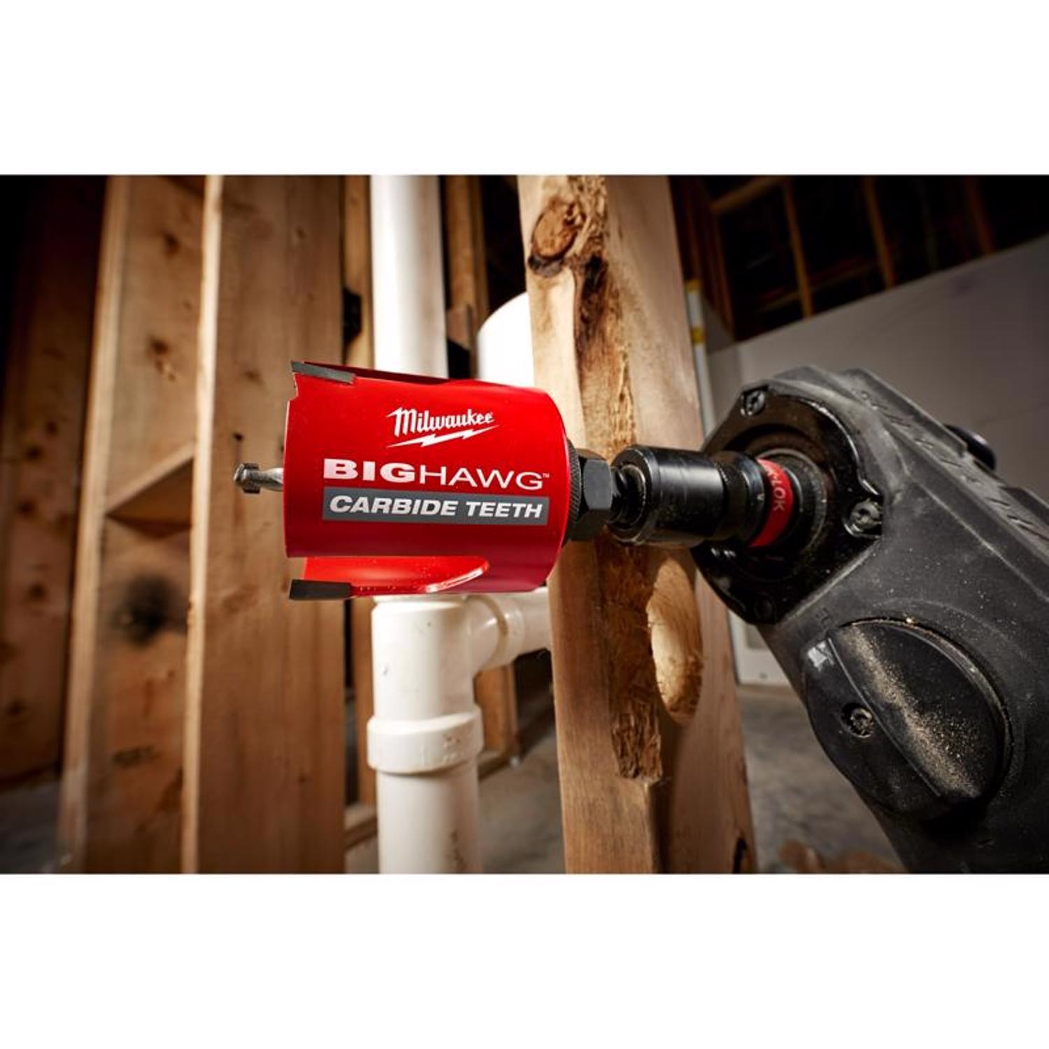 Milwaukee Big Hawg 2-9/16 in. Carbide Tipped 2-7/16 in. L Hole Saw