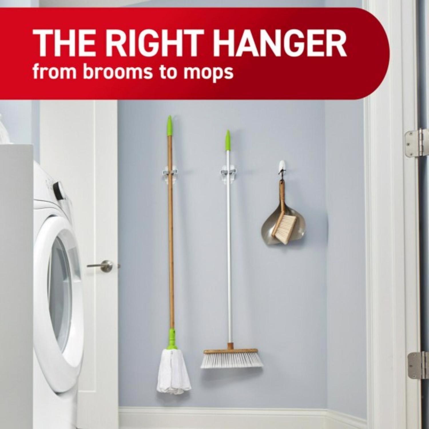 3M Command Large Plastic Broom Gripper 3.34 in. L 1 pk