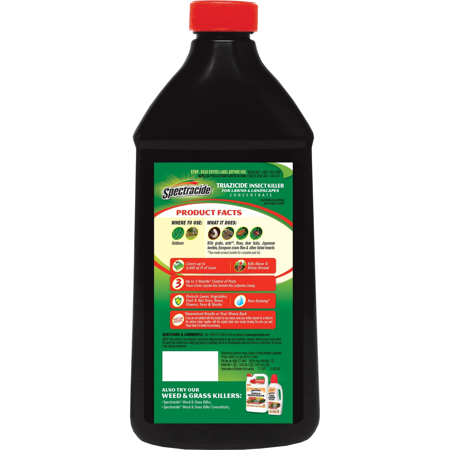 Spectracide Triazicide Insect Killer Liquid Concentrate 40 oz Stine
