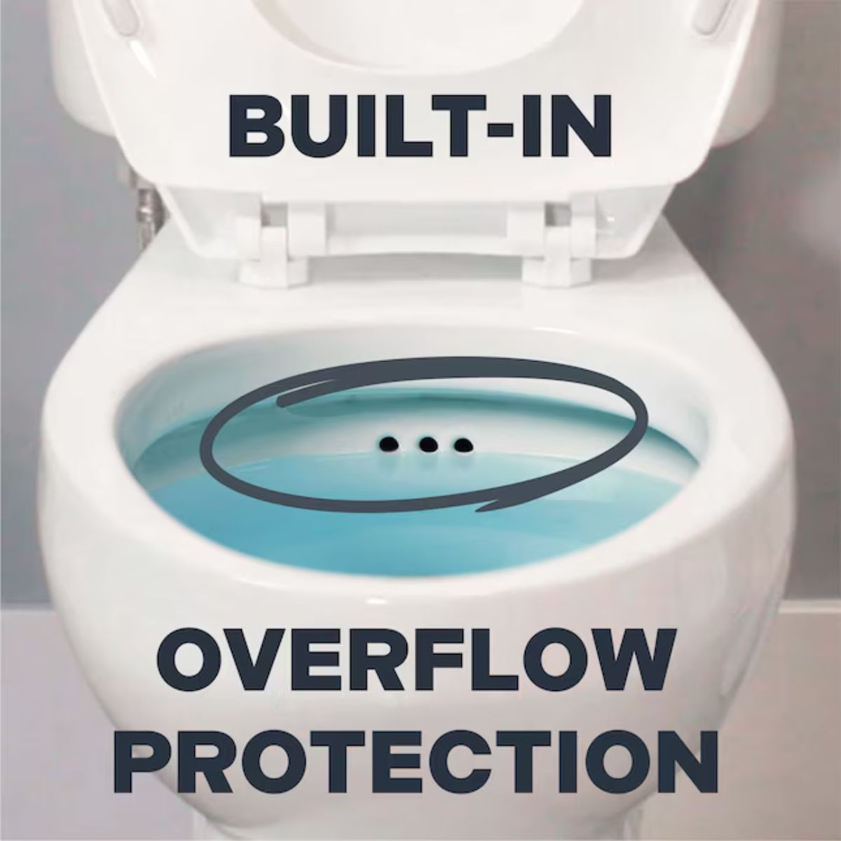 CRAFT + MAIN EASLEY FLUSH GUARD White Round Standard height 12-in Rough-In WaterSense 1.28 GPF Soft Close 2-piece Toile