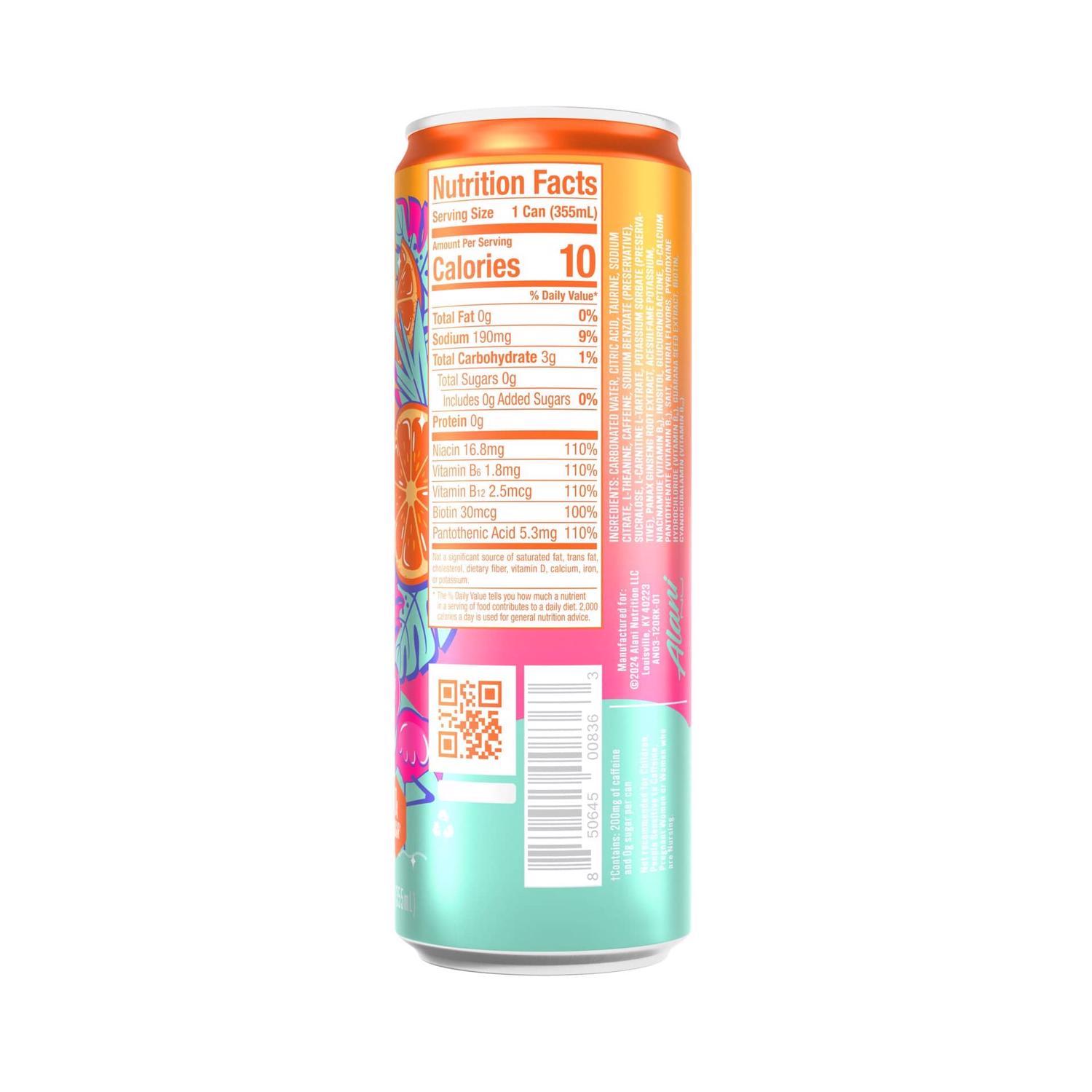 Alani Nu Orange Energy Drink 12 fl. oz.